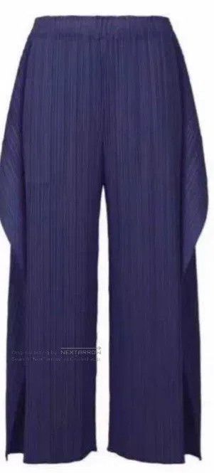 Issey Miyake Issey Miyake size:3 Kelp Pants Navy Blue Size 31" - 1 Thumbnail