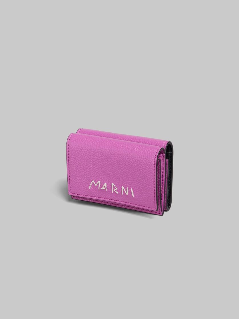 Marni o1f1d3z0725 Size: OS / Tri Fold Wallet in Purple Size ONE SIZE - 4 Thumbnail