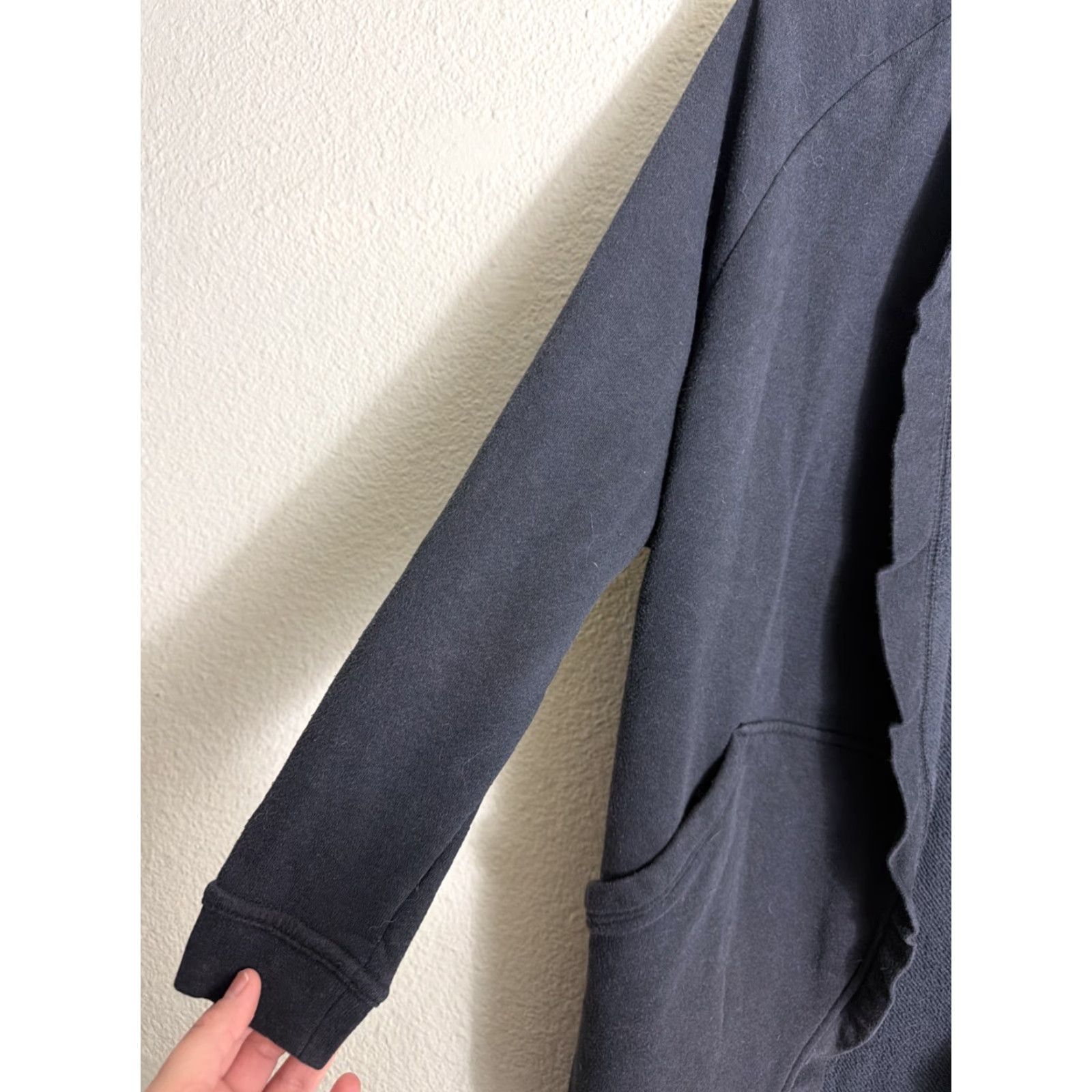 Nike Nike Cardigan Womens Medium Open Front Long Pockets Lounge Blue M Womens Sweater Nike Size M / US 6-8 / IT 42-44 - 2 Thumbnail