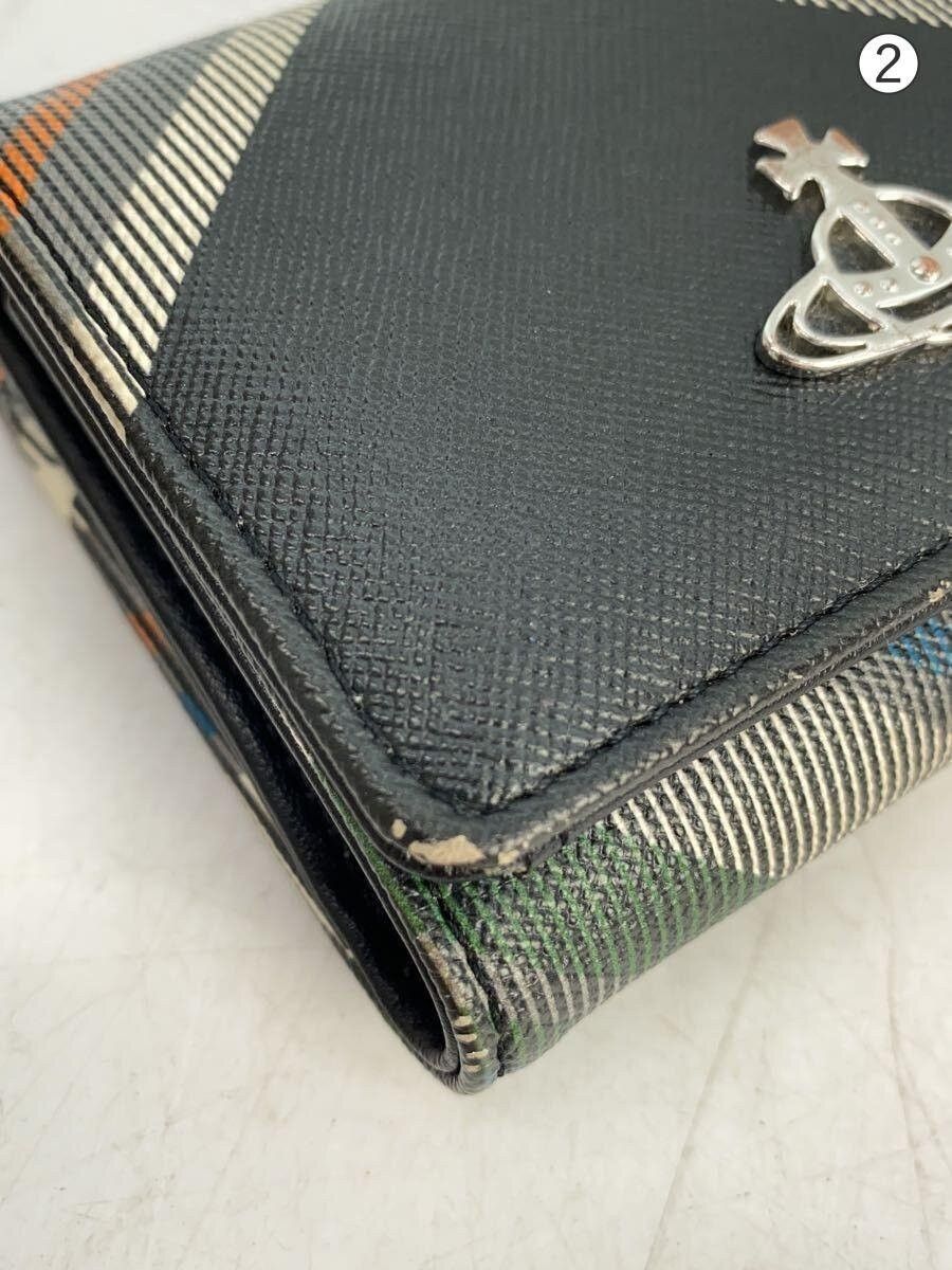 Vivienne Westwood Plaid Orb Vegan Leather Wallet Size ONE SIZE - 3 Thumbnail