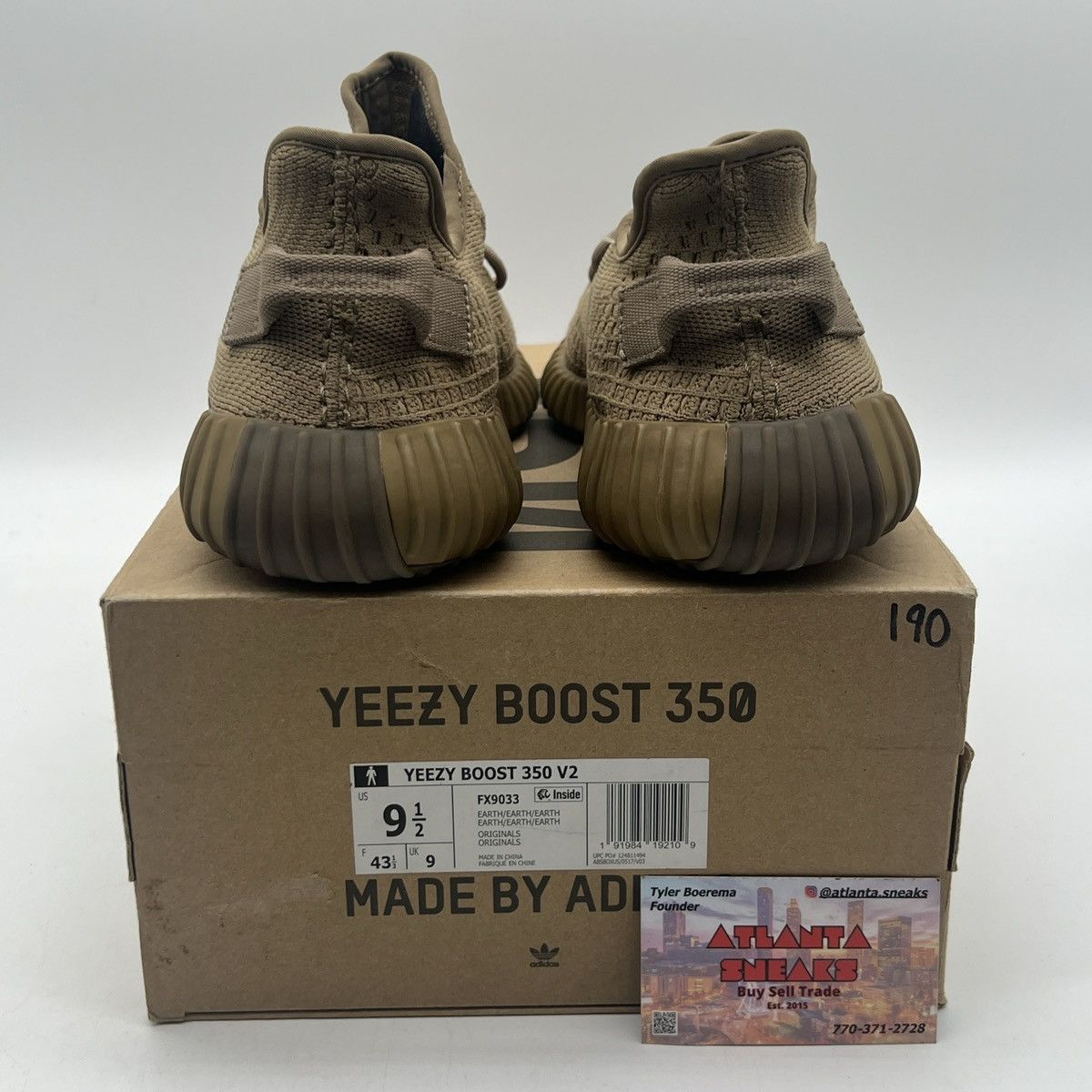 Adidas Yeezy boost 350 earth Size US 9.5 / EU 42-43 - 3 Thumbnail