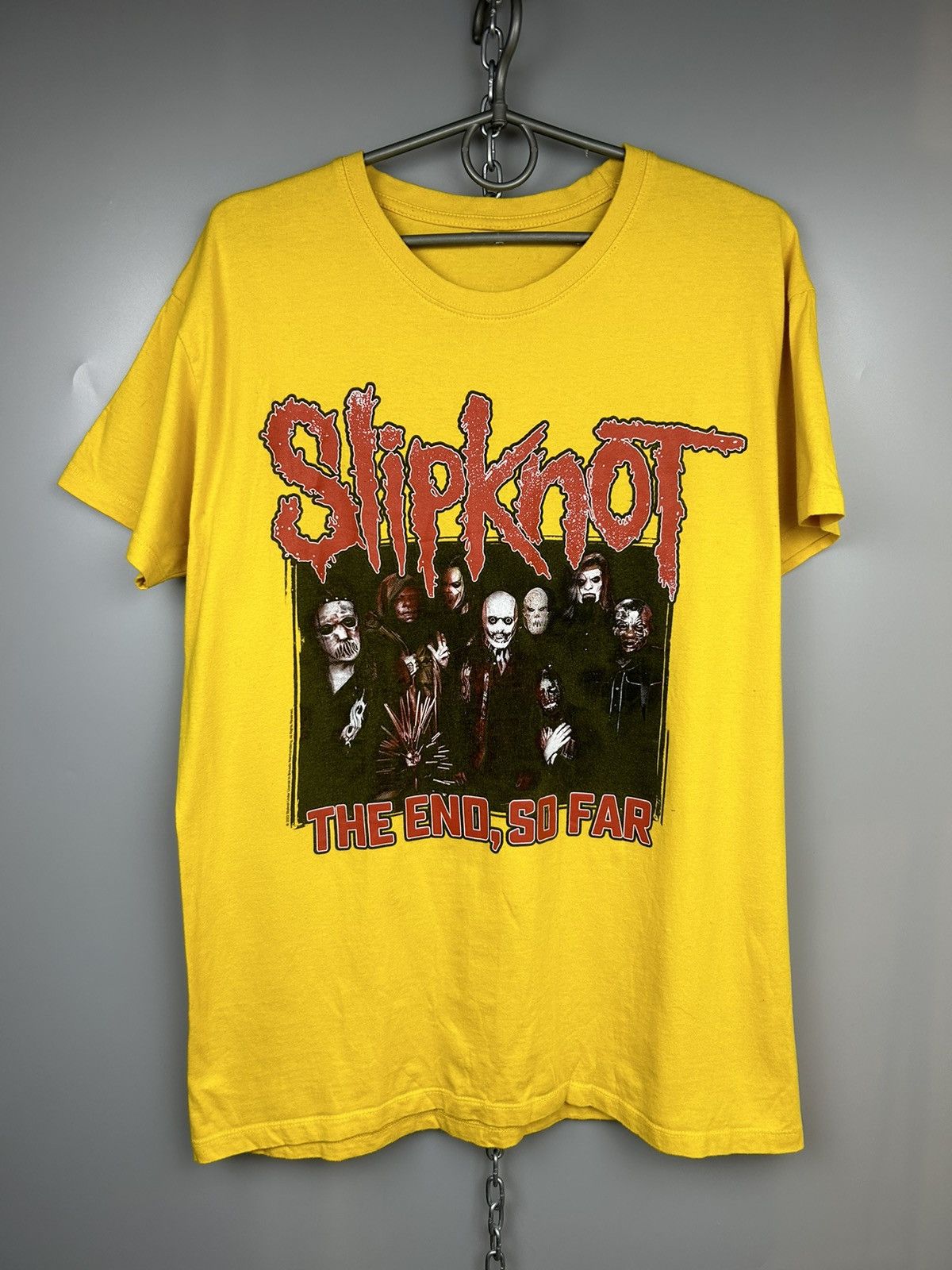 Band Tees Slipknot the end so far T shirt logo Size US M / EU 48-50 / 2 - 1 Thumbnail