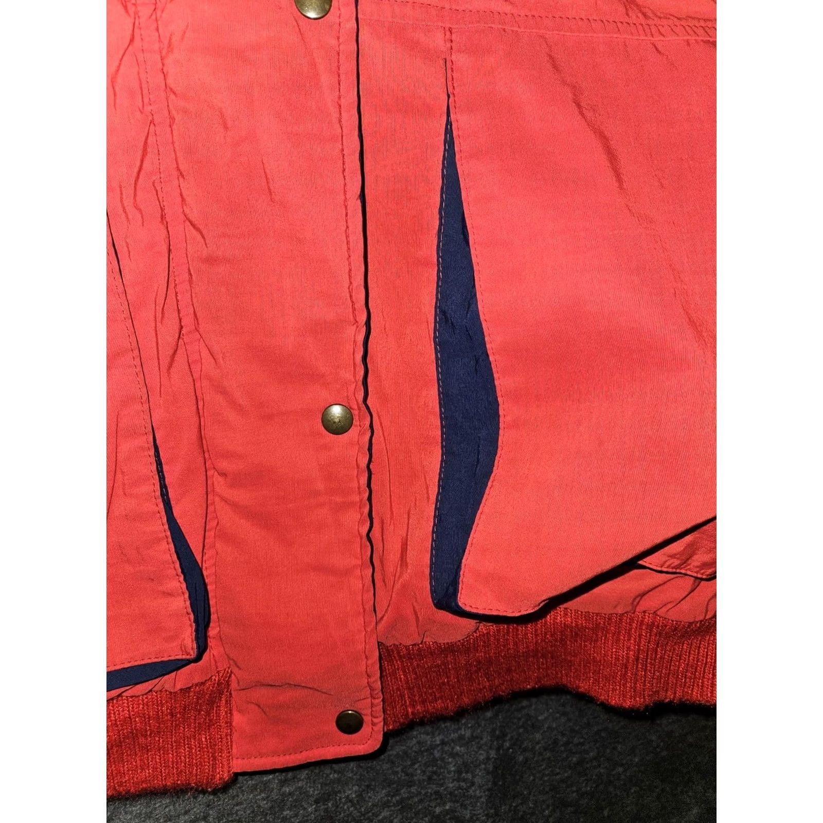 Pendleton VINTAGE Pendleton Jacket Mens Large Red Flannel Thinsulate Bomber Made USA 80s Size US L / EU 52-54 / 3 - 6 Thumbnail