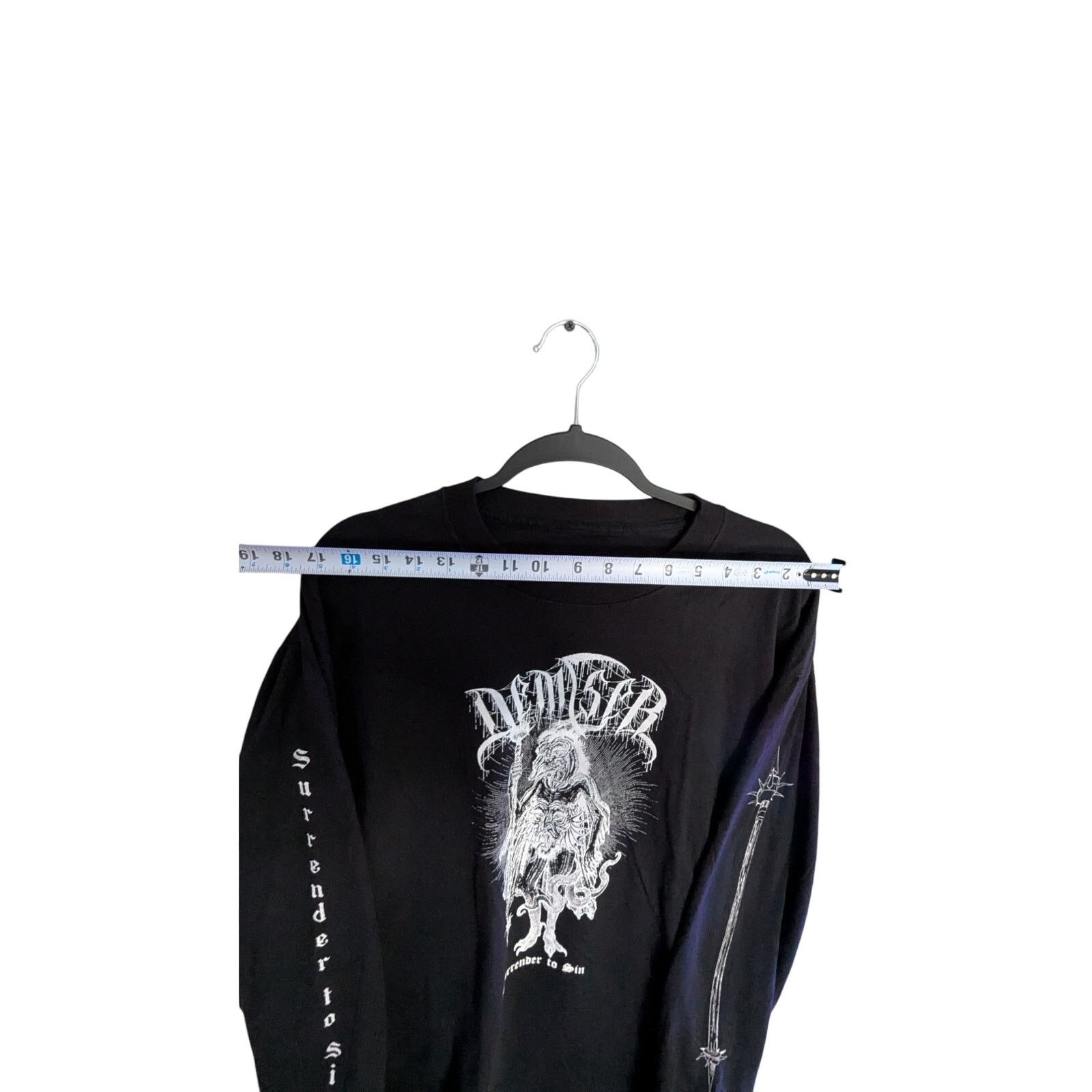 Band Tees × Hanes Demiser "Surrender to Sin" metal band tee long sleeve XL Size US XL / EU 56 / 4 - 3 Thumbnail