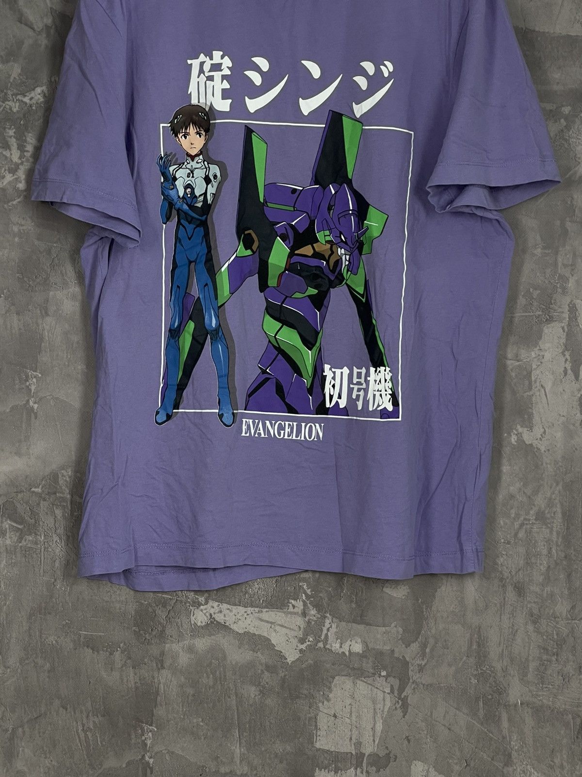Anime × Japanese Brand End Band of Neon Genesis Evangelion Anime Tee Manga Tshirt Size US XL / EU 56 / 4 - 5 Thumbnail