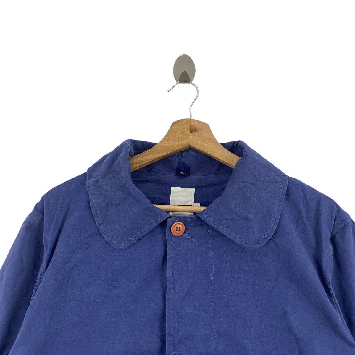 Japanese Brand DIP+ LTD Japanese Brand Plain Blue Coat Size US M / EU 48-50 / 2 - 2 Thumbnail