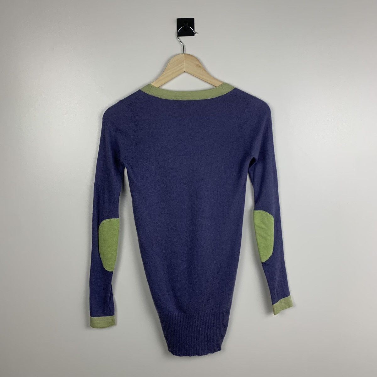Just Cavalli Just Cavalli Cashmere Silk Cardigan Purple Size 40 V-Neck Size S / US 4 / IT 40 - 14 Thumbnail