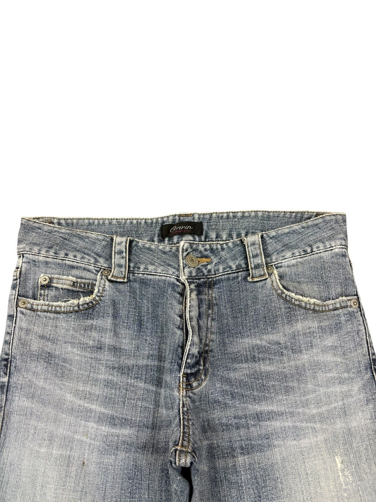 Other Vintage Japanese Oririn Faded Wash Flare Jeans Size 31" - 4 Thumbnail