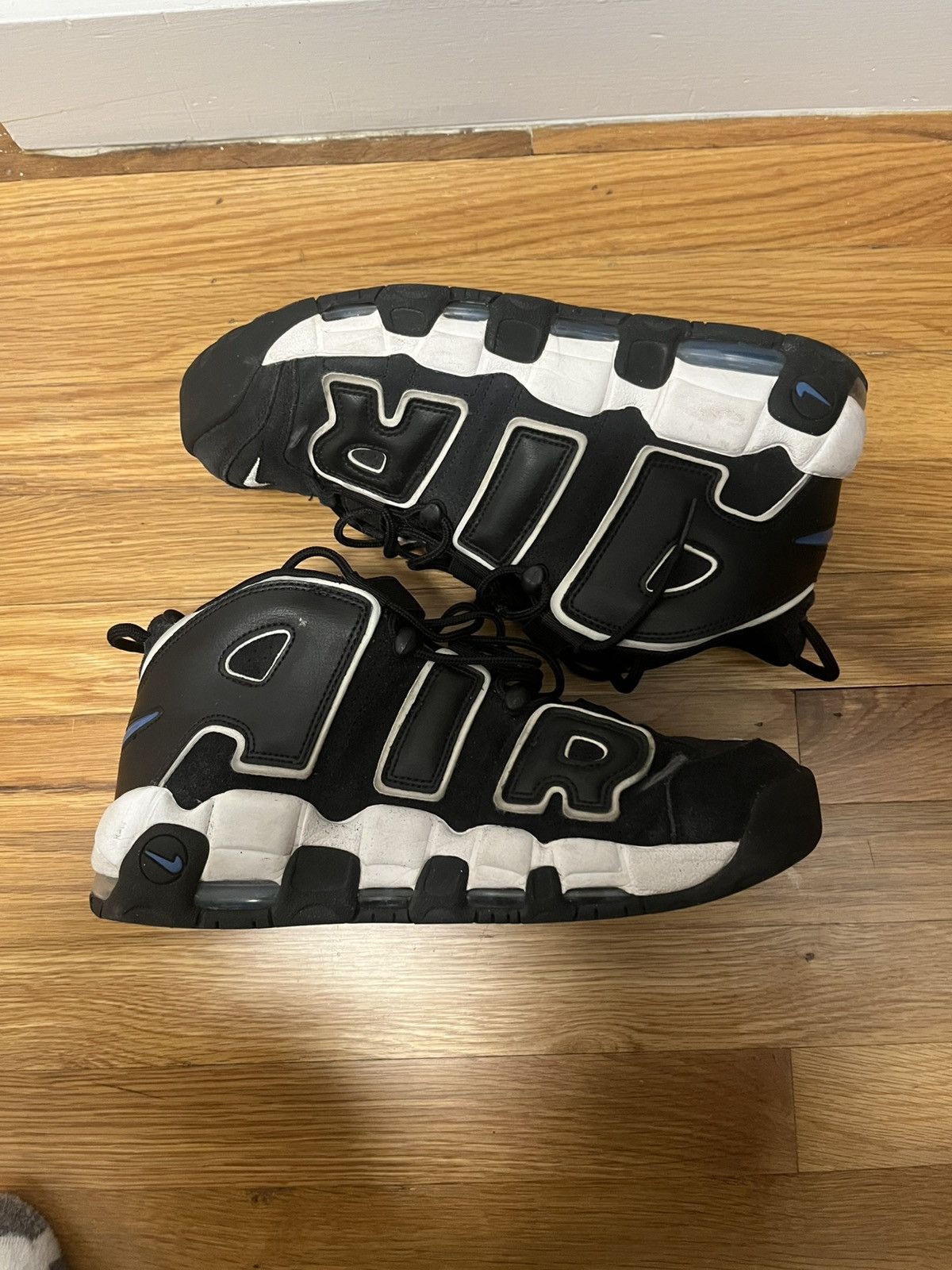 Nike Nike Air More Uptempo black star blue Size US 11 / EU 44 - 7 Thumbnail