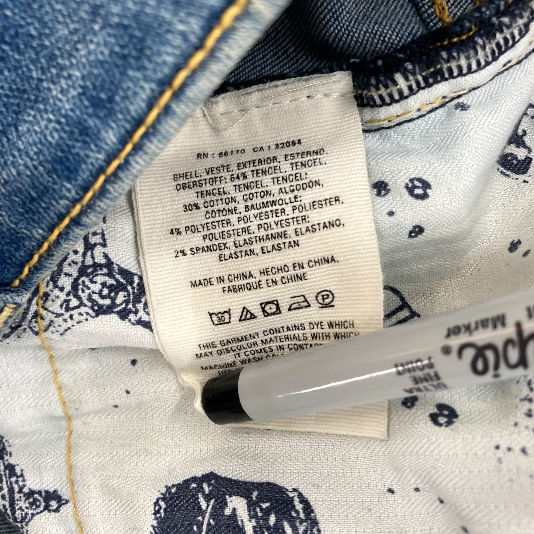 Vintage Pilcro and the Letterpress Script Women's 28 Medium Distressed Blue Denim Jeans Size 28" / US 6 / IT 42 - 6 Thumbnail