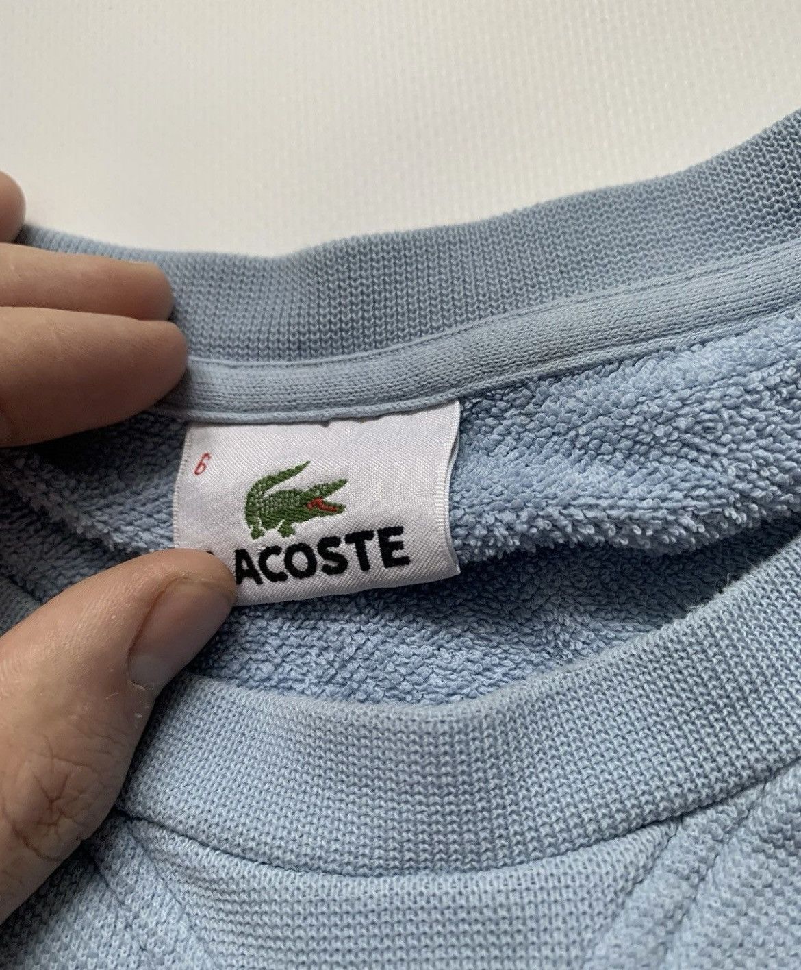 Lacoste Vintage Lacoste Waffle Sweater Size US XL / EU 56 / 4 - 3 Thumbnail