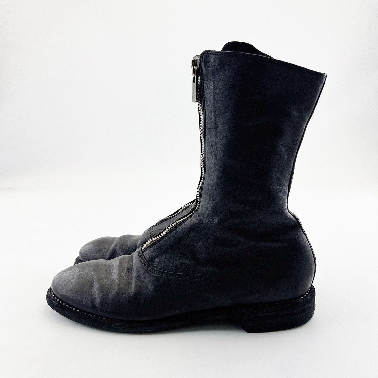 Guidi GUIDI Horse Leather Front Zip Boots Size 36.5 Size US 6.5 / IT 36.5 - 1 Thumbnail