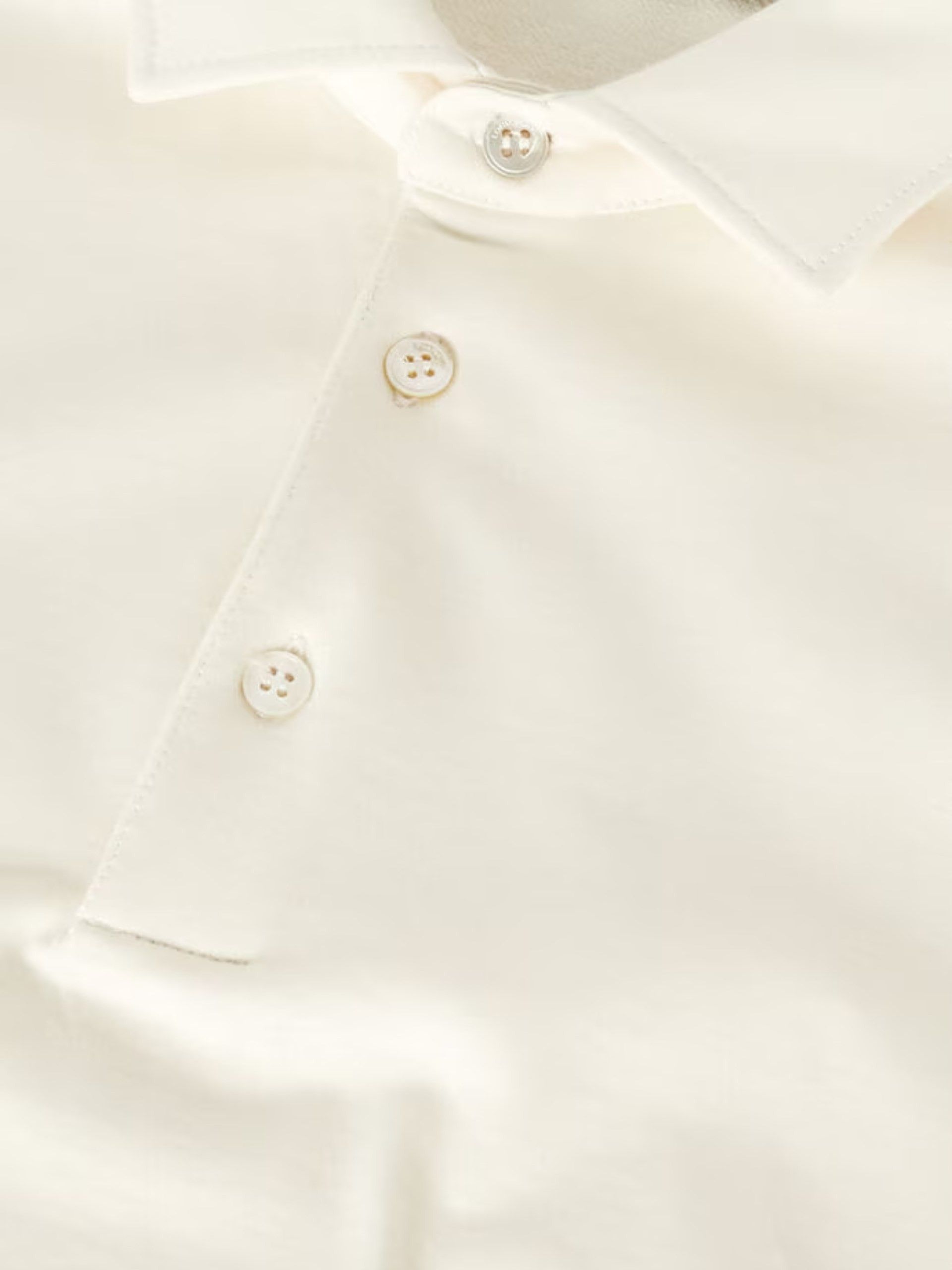 Loro Piana o1w1db10125 FAN8036 Assabu Polo Shirt in White Size US S / EU 44-46 / 1 - 4 Thumbnail
