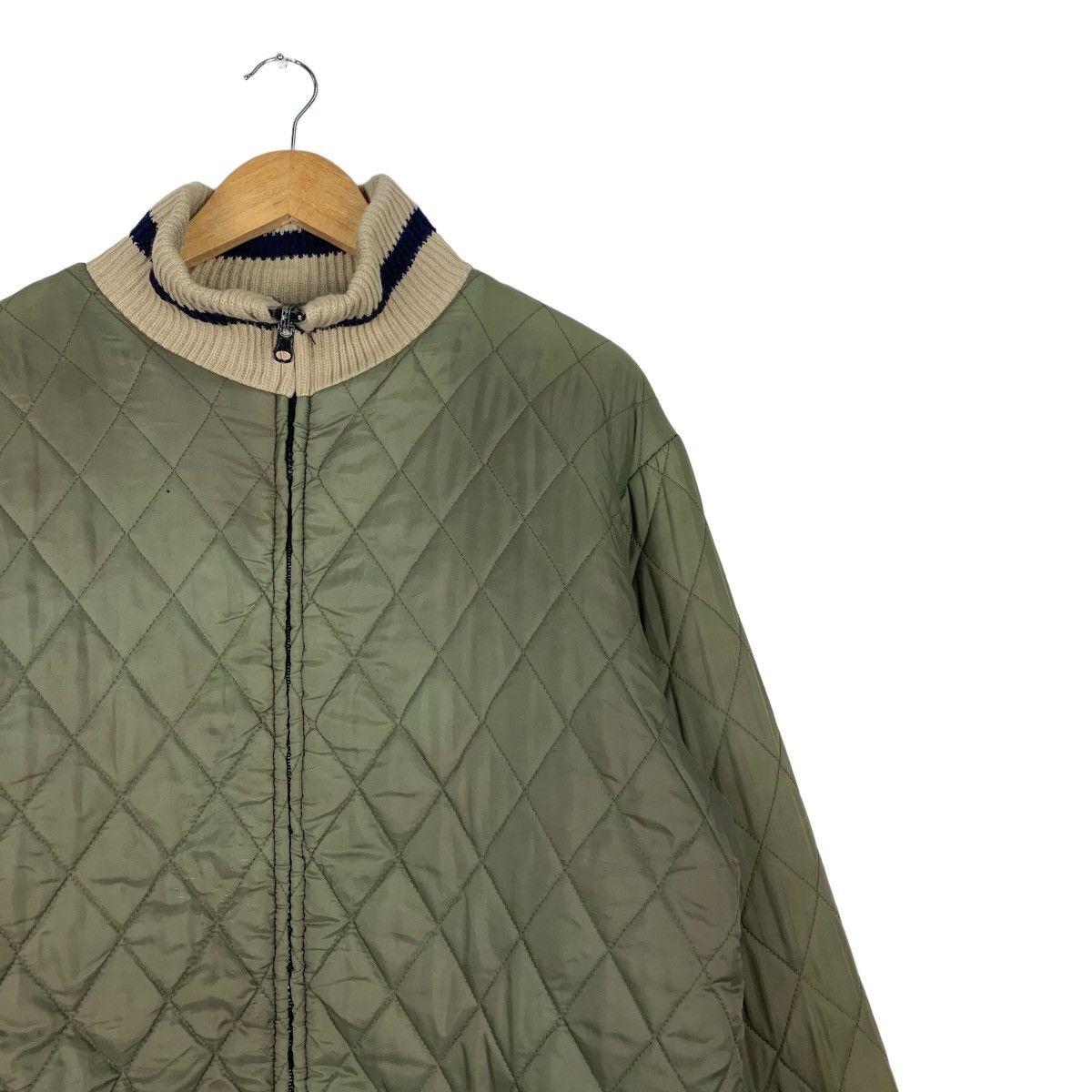 Japanese Brand FIRST PARKING Quilted Fleece Reversible Jacket #0946-C42 Size US M / EU 48-50 / 2 - 5 Thumbnail