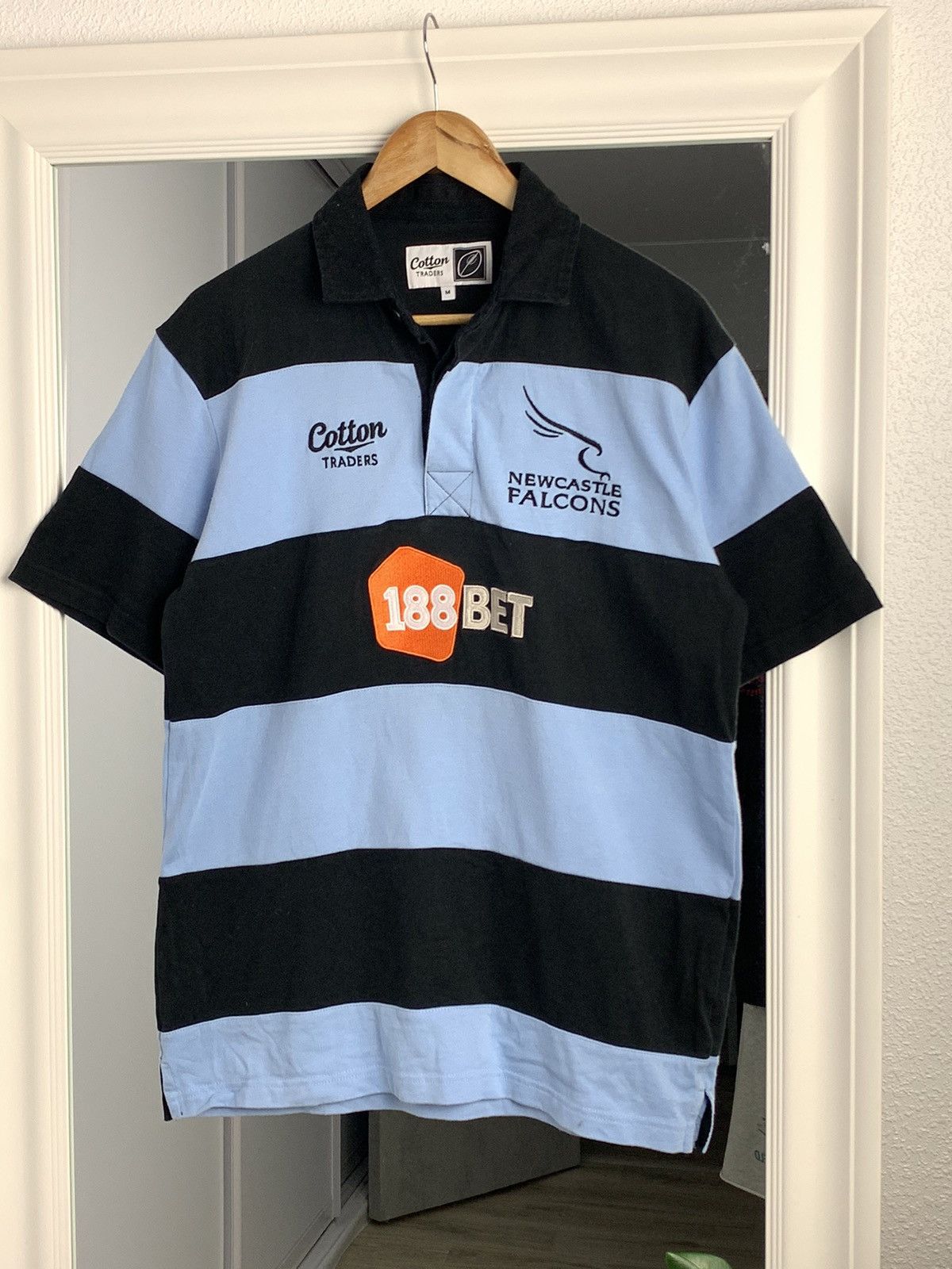 Cotton Traders Vintage Newcastle Falcons Rugby Shirt 2010/2011 Jersey Size US M / EU 48-50 / 2 - 2 Thumbnail