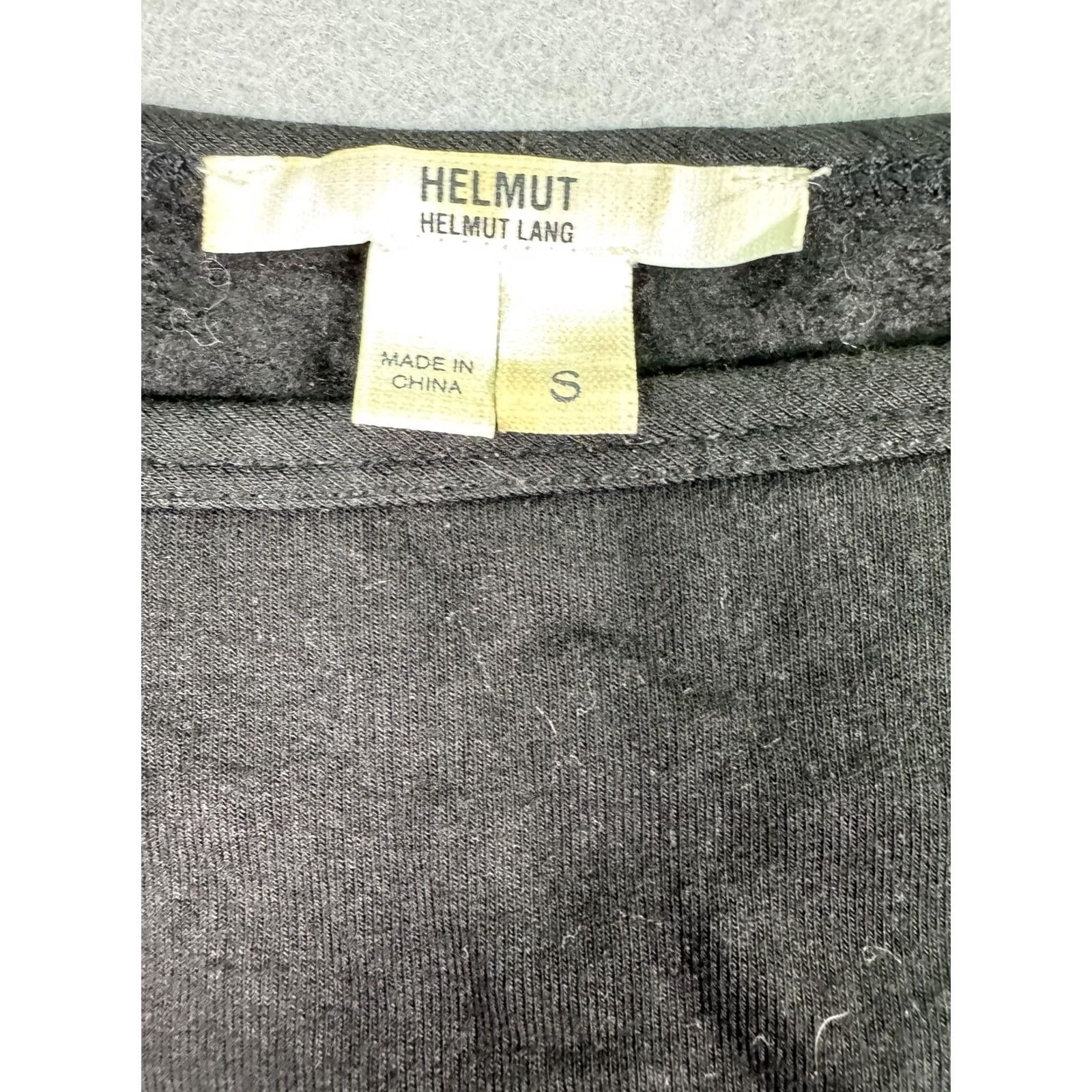 Helmut Lang HELMUT LANG Shirt Womens S Black Dolman Oversized Top Asymmetrical Hem Size S / US 4 / IT 40 - 3 Thumbnail