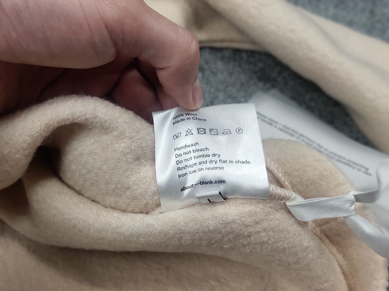 About:Blank About:Blank cropped wool oversized pockets Overshirt jacket Size US L / EU 52-54 / 3 - 18 Thumbnail
