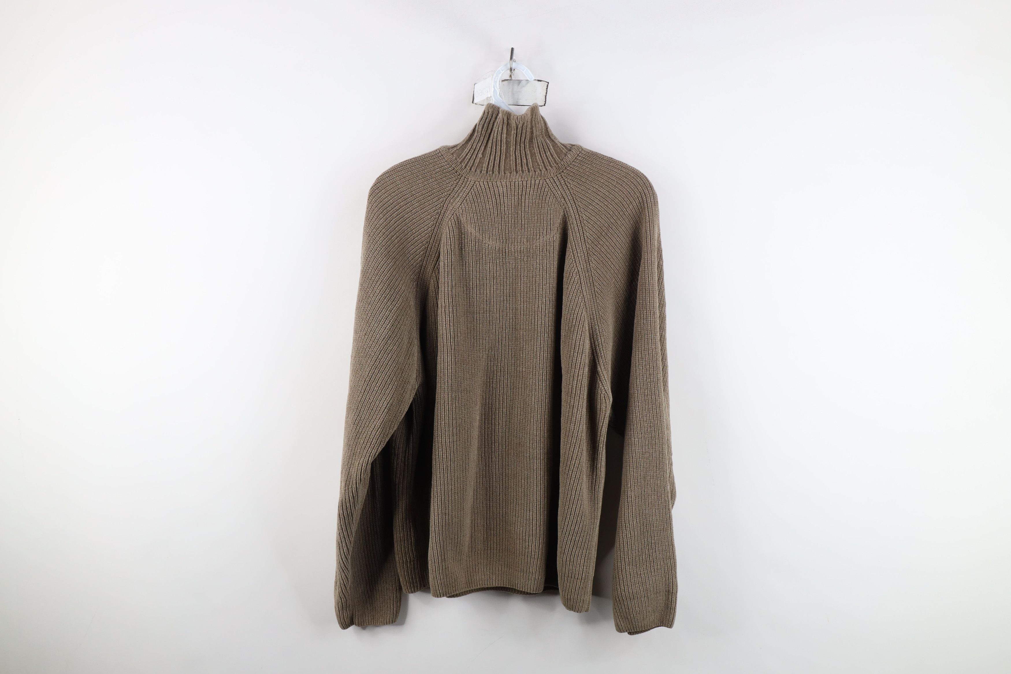 Vintage Vintage 90s Streetwear Fit Ribbed Fleece Half Zip Sweater Size S / US 4 / IT 40 - 10 Thumbnail