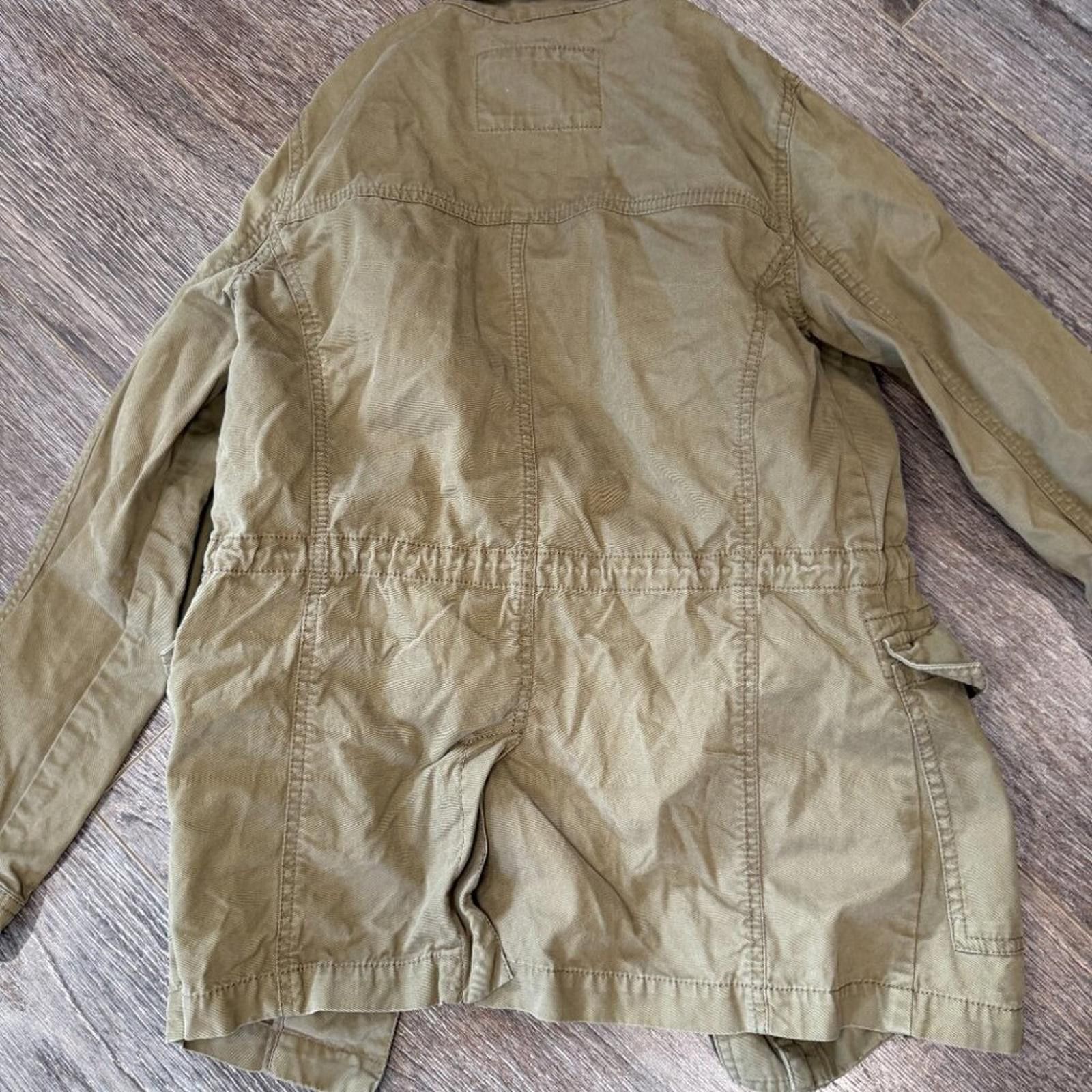 Banana Republic Banana Republic Women Utility Jacket Olive Green Size XS Size XS / US 0-2 / IT 36-38 - 9 Thumbnail