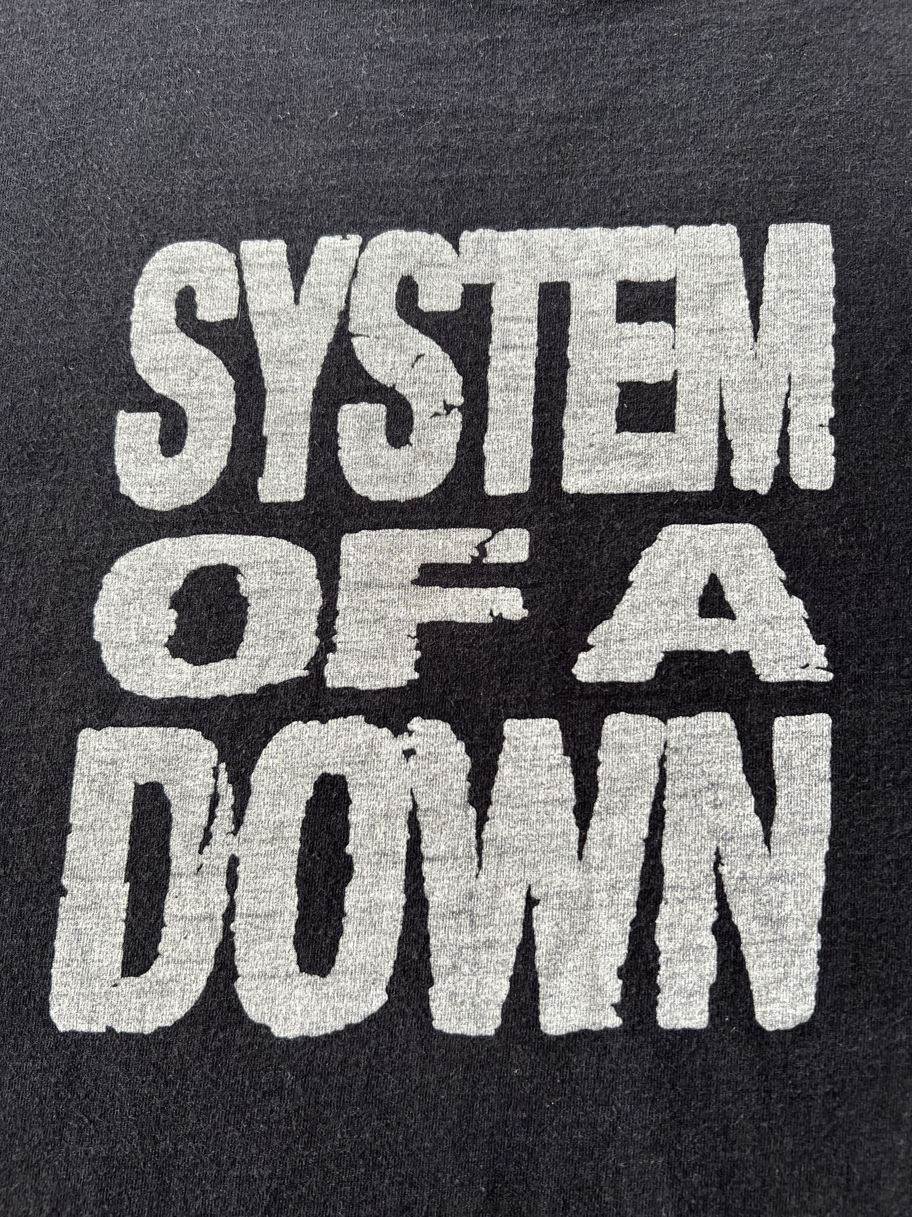 Band Tees Vintage 2000s System of a Down Toxicity Black T-shirt Size US M / EU 48-50 / 2 - 14 Thumbnail