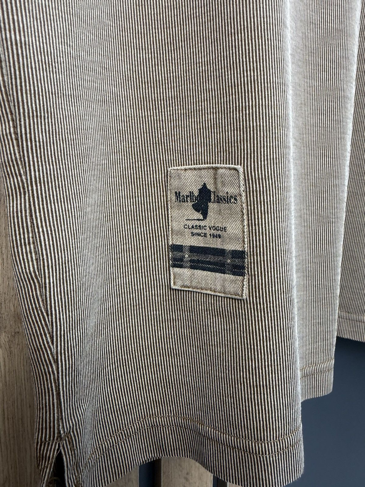Marlboro Classics Vintage Marlboro Classics Ribbed Pocket T-Shirt Size 52 Size US L / EU 52-54 / 3 - 8 Thumbnail