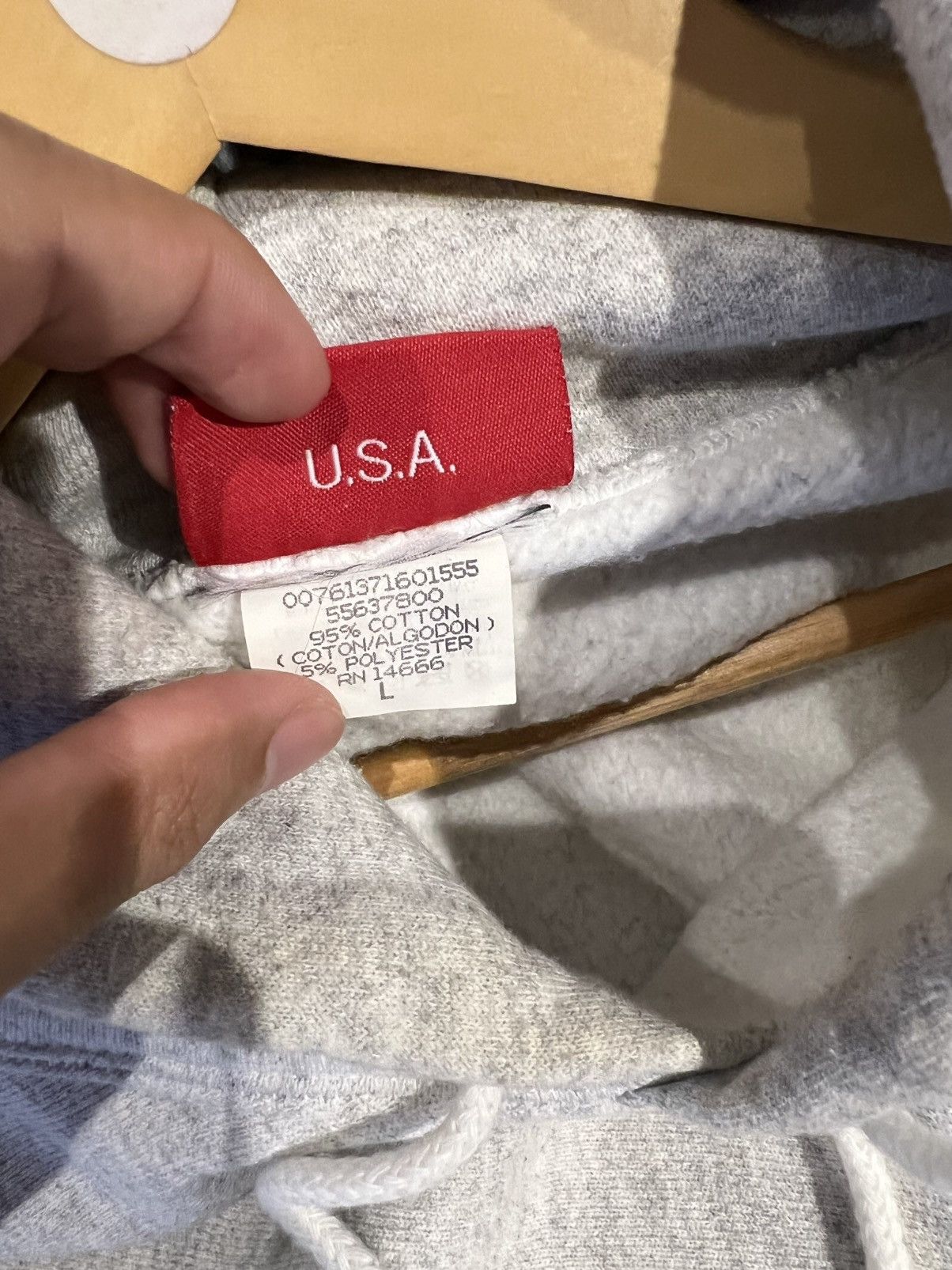 Supreme × Vintage 1995 1ST ANNIVERSARY SUPREME BOX LOGO HOODIE Size US L / EU 52-54 / 3 - 5 Thumbnail