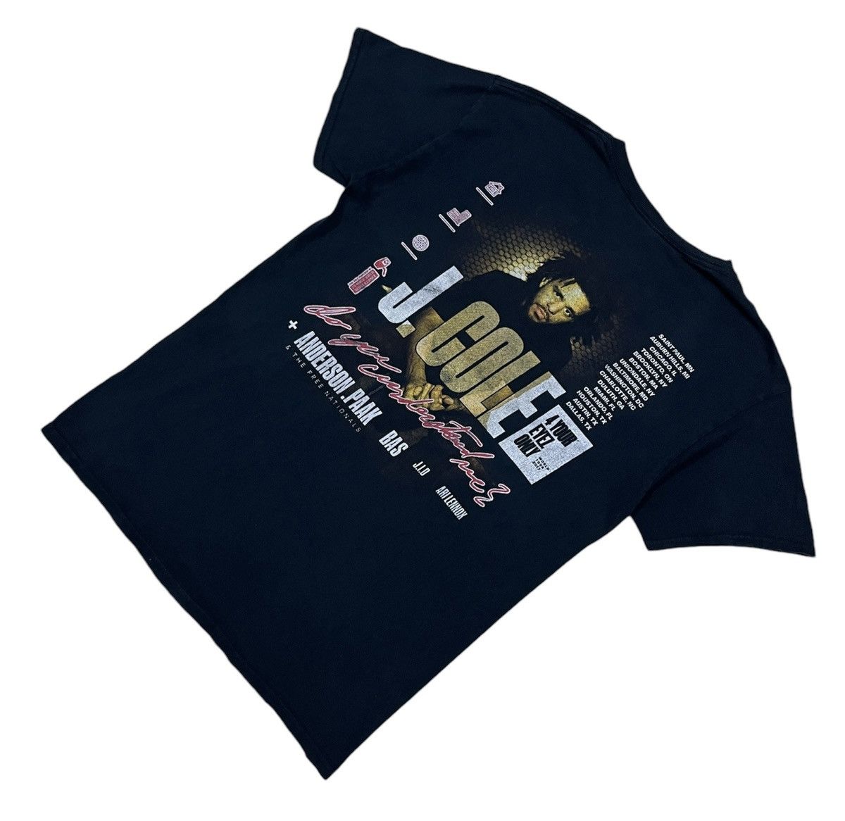 J. Cole × Rap Tees × Vintage J.cole rap tees t shirt Size US M / EU 48-50 / 2 - 8 Thumbnail
