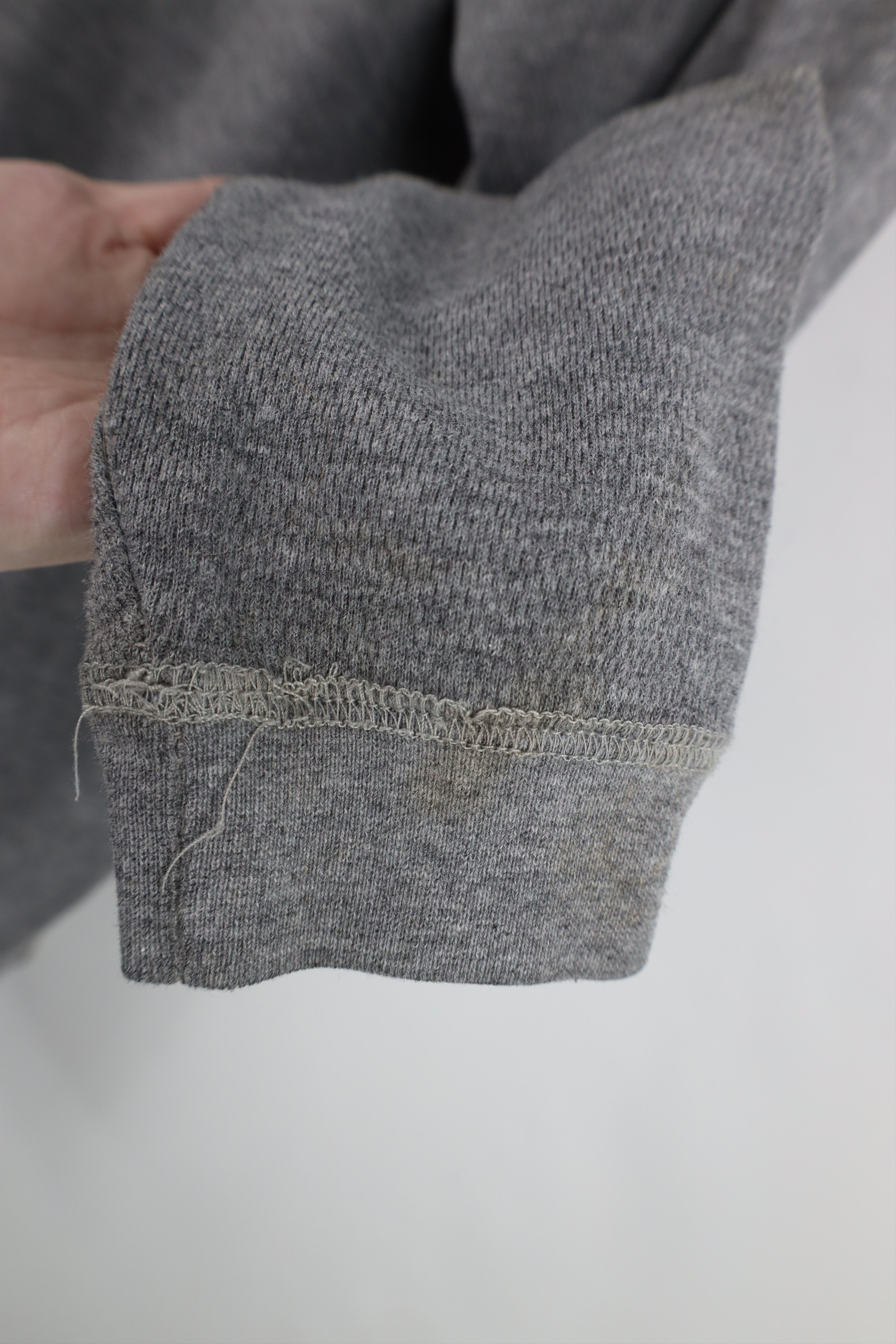 Vintage Vintage 90s Streetwear Thermal Waffle Knit Henley T-Shirt Size US XL / EU 56 / 4 - 10 Thumbnail