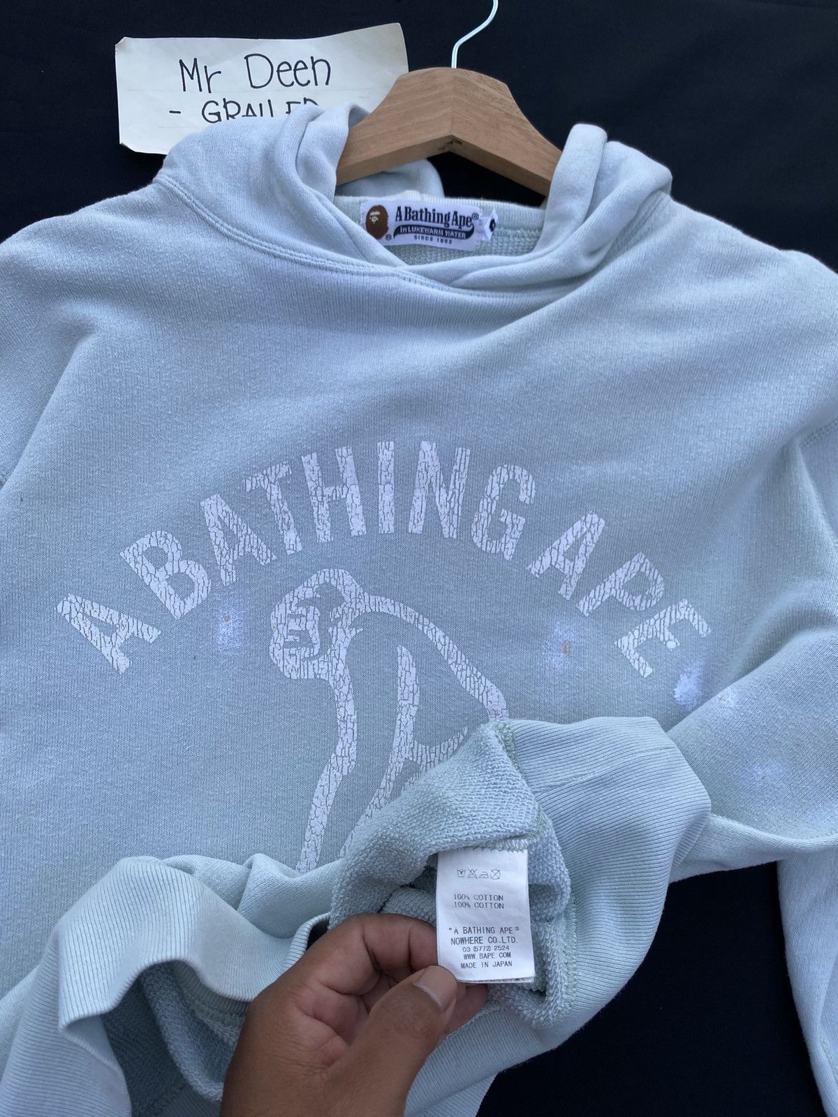 Bape Rare BAPE with the "Ape Shall Never Kill Ape" Hoodie Size US M / EU 48-50 / 2 - 13 Thumbnail