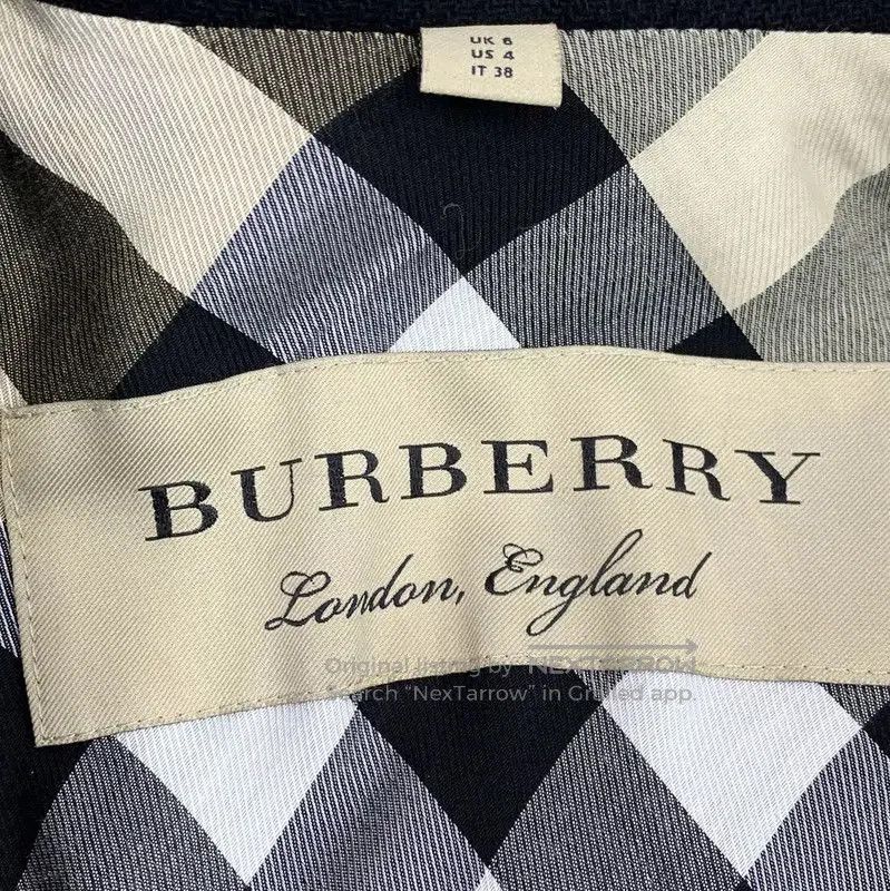 Burberry Burberry Black Wool Women's Coat. Size S / US 4 / IT 40 - 5 Thumbnail