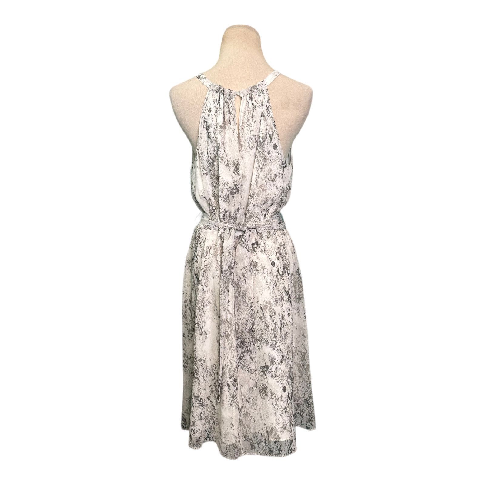 Banana Republic Banana Republic snake print sleeveless belted dress size 4 Size S / US 4 / IT 40 - 2 Thumbnail