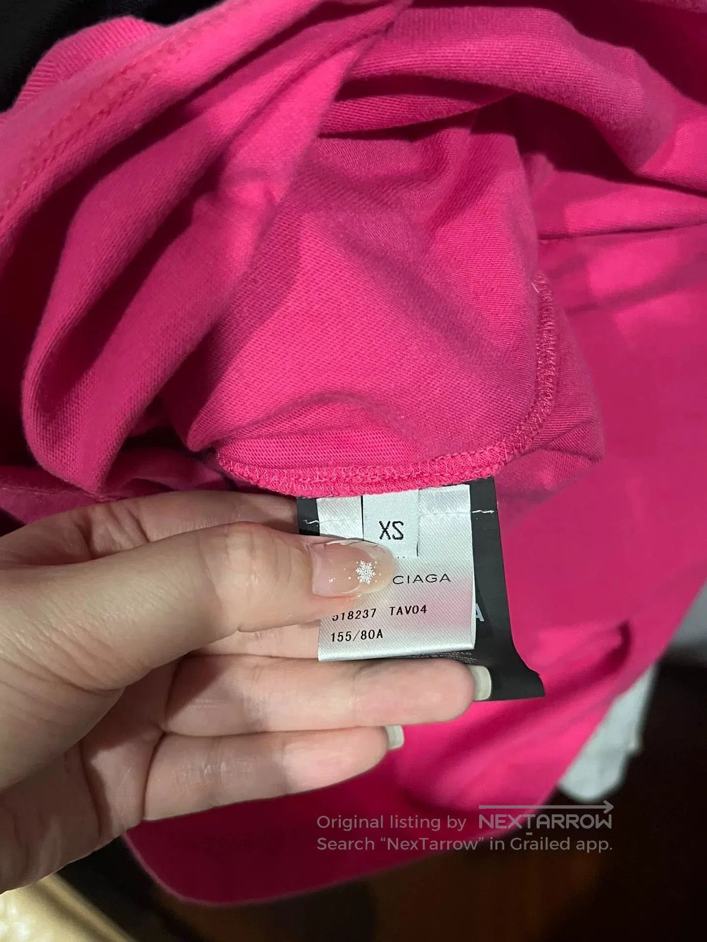 Balenciaga Balenciaga Logo Print Long Sleeve T. Size US XS / EU 42 / 0 - 8 Thumbnail
