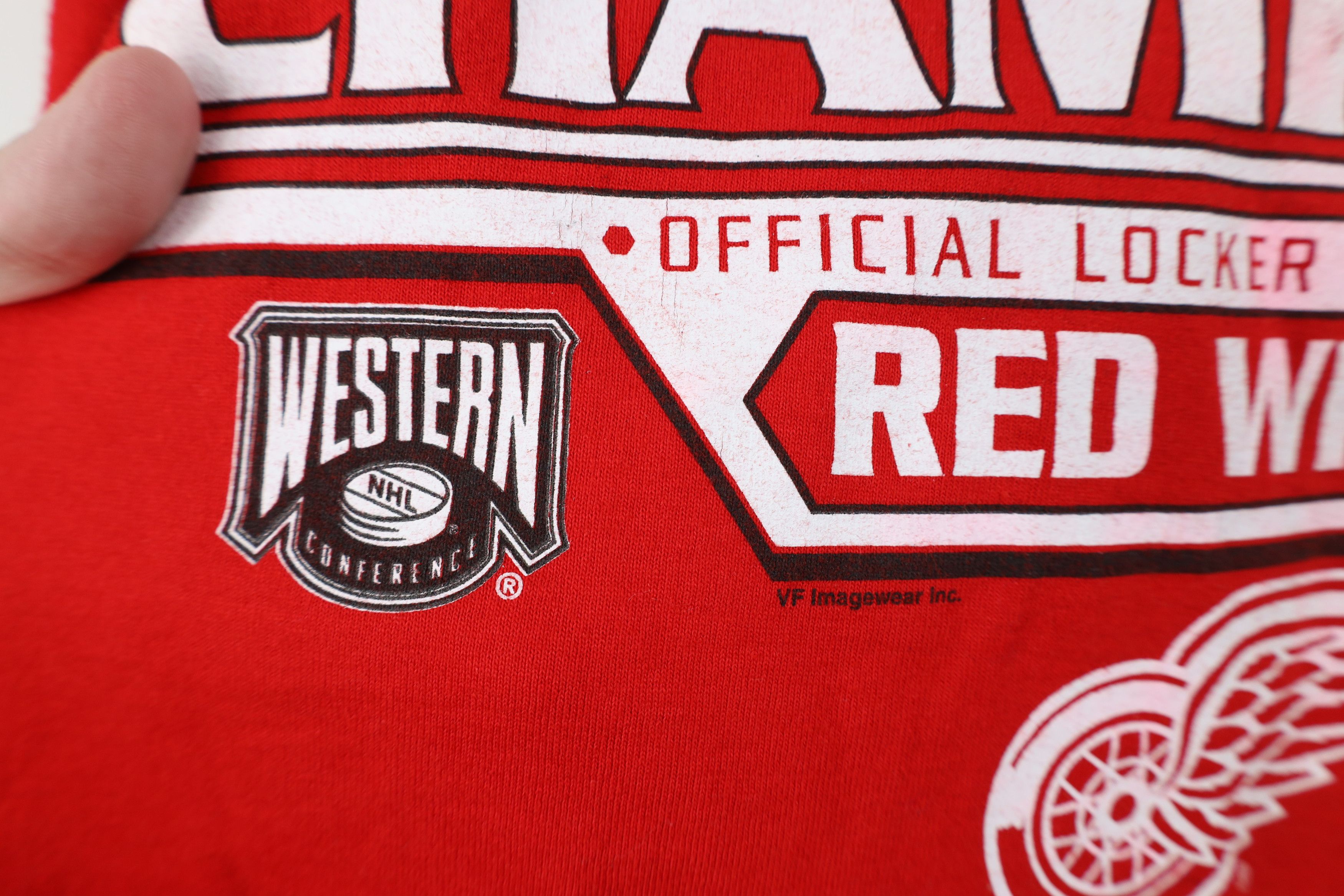 Vintage Vintage Y2K 2003 Edition Detroit Red Wings Hockey T-Shirt Size US L / EU 52-54 / 3 - 5 Thumbnail