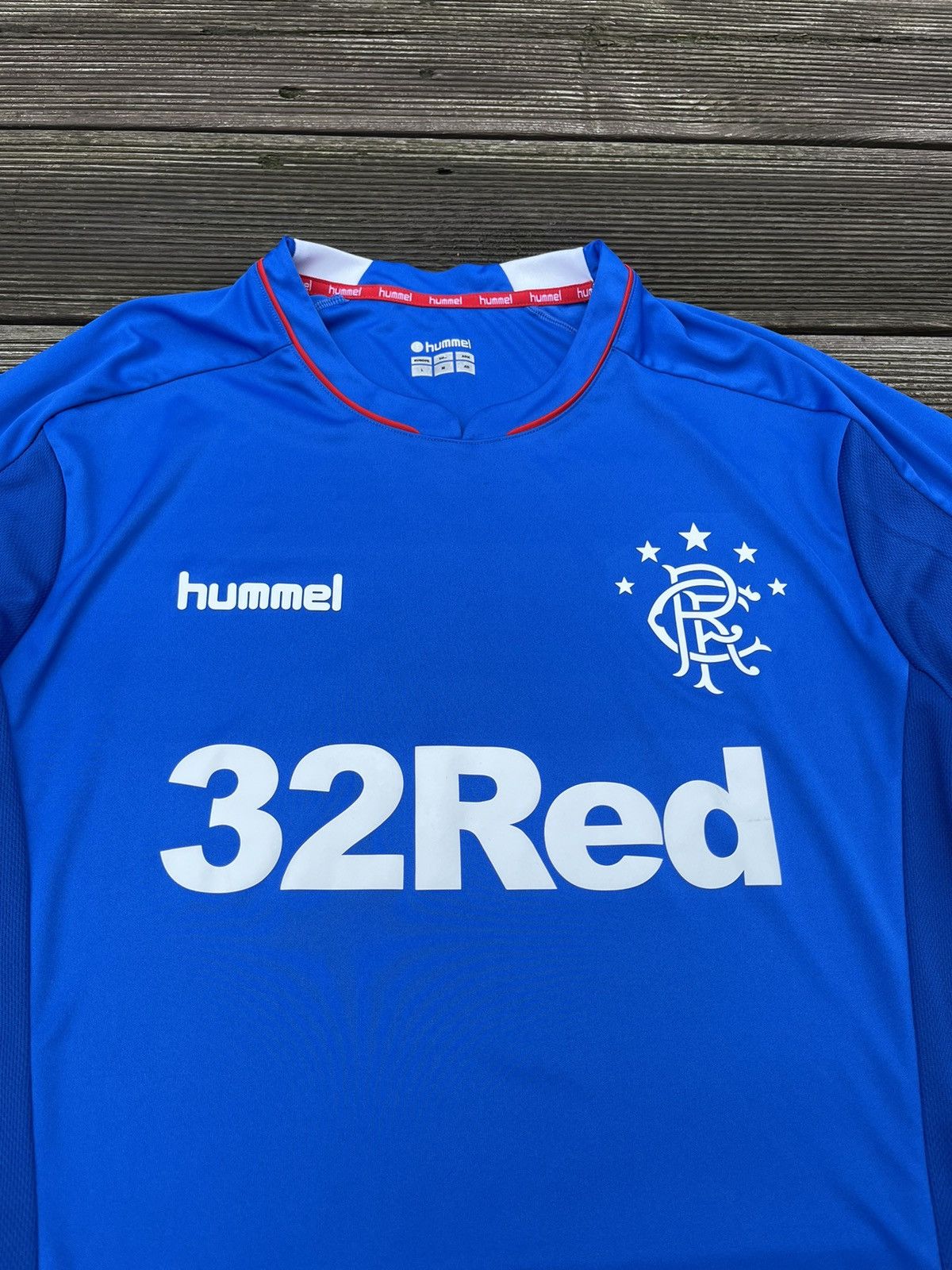 Hummel Glasgow Rangers 2019 2020 Home Football Jersey Blue L Size US L / EU 52-54 / 3 - 2 Thumbnail