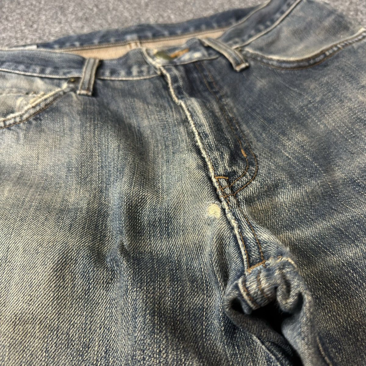 Kapital 🔥🇯🇵 Japanese Vintage 90s Edwin Lot. 403 Rusty Mud Wash Denim Size US 30 / EU 46 - 4 Thumbnail