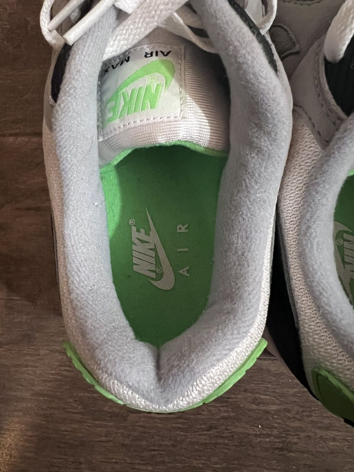 Nike Nike Air Max 90 Recraft Lime Green White Sneakers Size US 11.5 / EU 44-45 - 8 Thumbnail