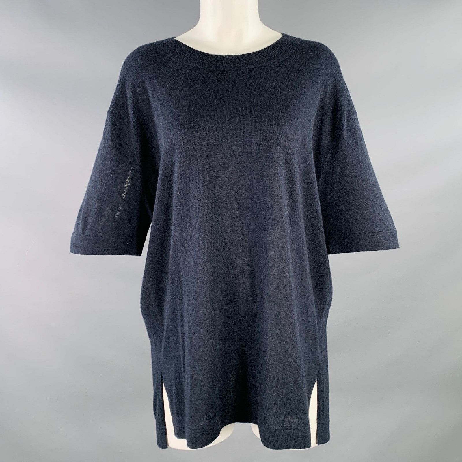 Other Silk Cashmere Short Sleeve Crew Neck Oversized T-shirt Size ONE SIZE - 1 Thumbnail