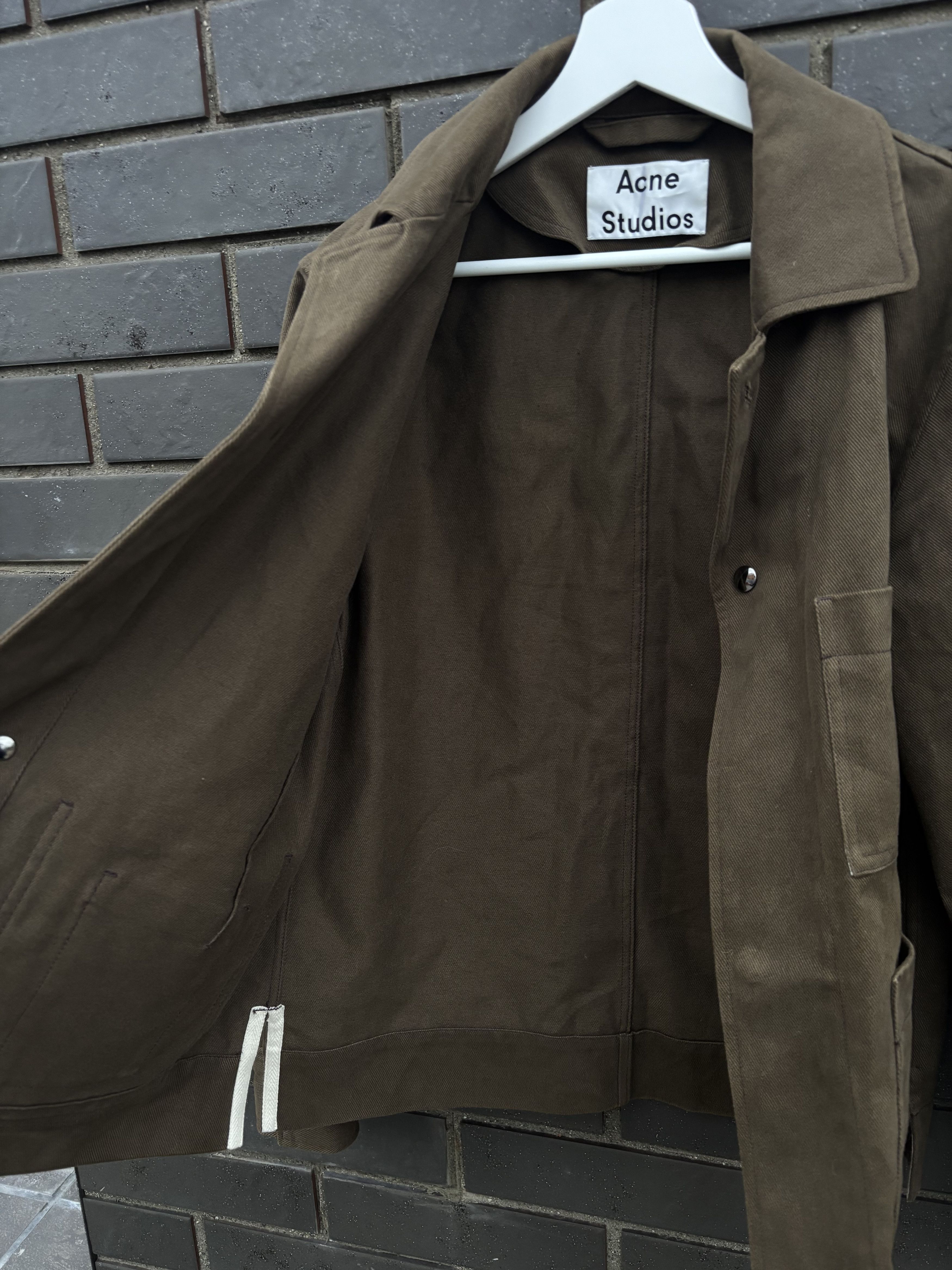 Acne Studios Acne Studios Chore Twill Jacket in brown Size US M / EU 48-50 / 2 - 6 Thumbnail