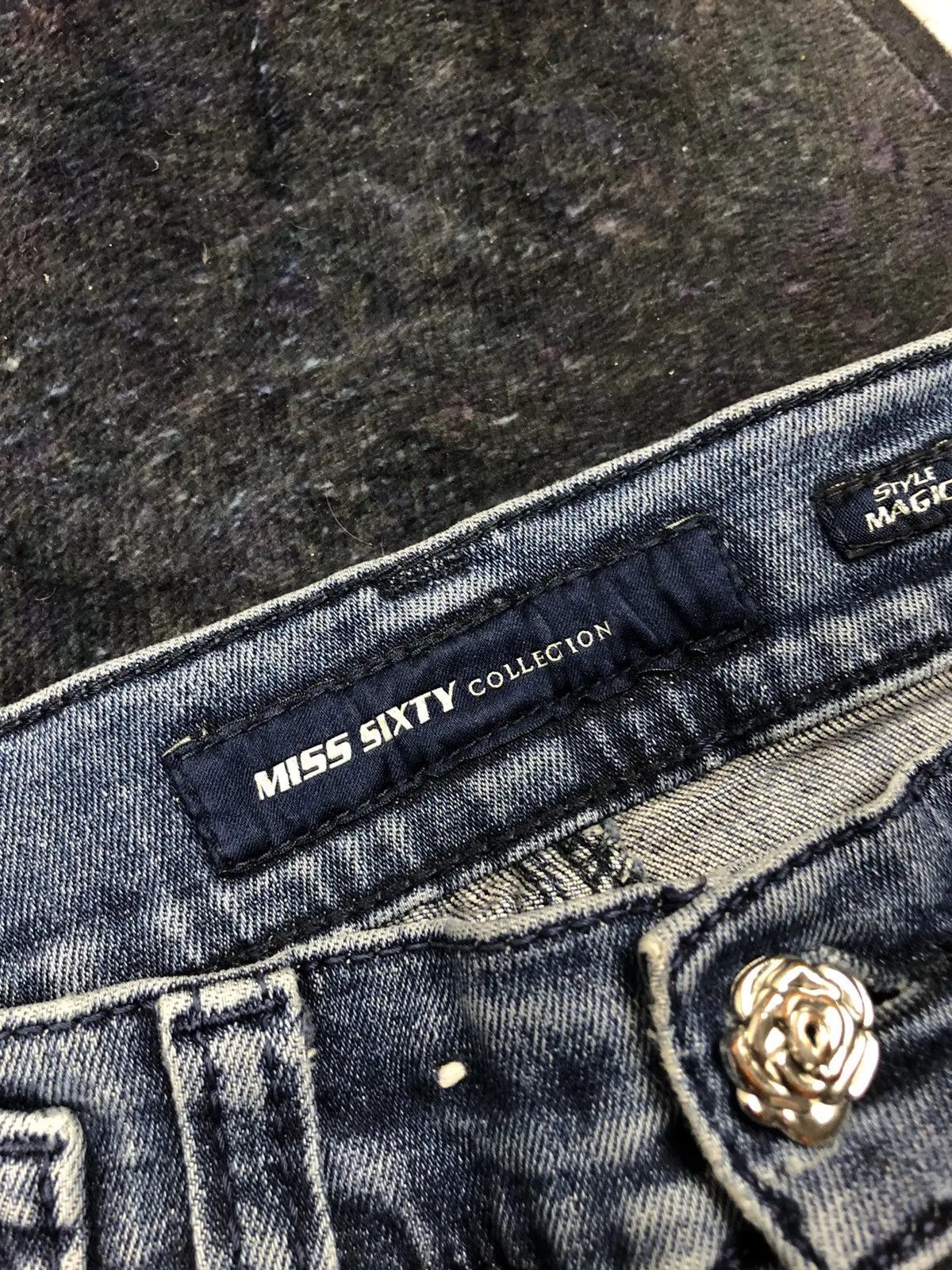 Miss Sixty MISS SIXTY Avantgarde Luxury Denim Hype Jeans Streetwear Y2k Size 27" / US 4 / IT 40 - 7 Thumbnail