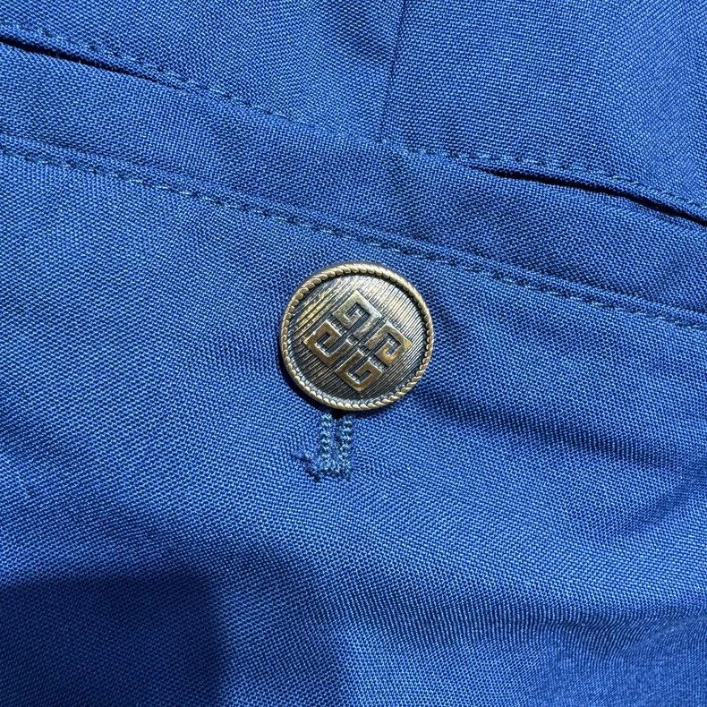 Givenchy Givenchy Size48 Blue button logo wool drawstring leisure sw Size US 30 / EU 46 - 6 Thumbnail
