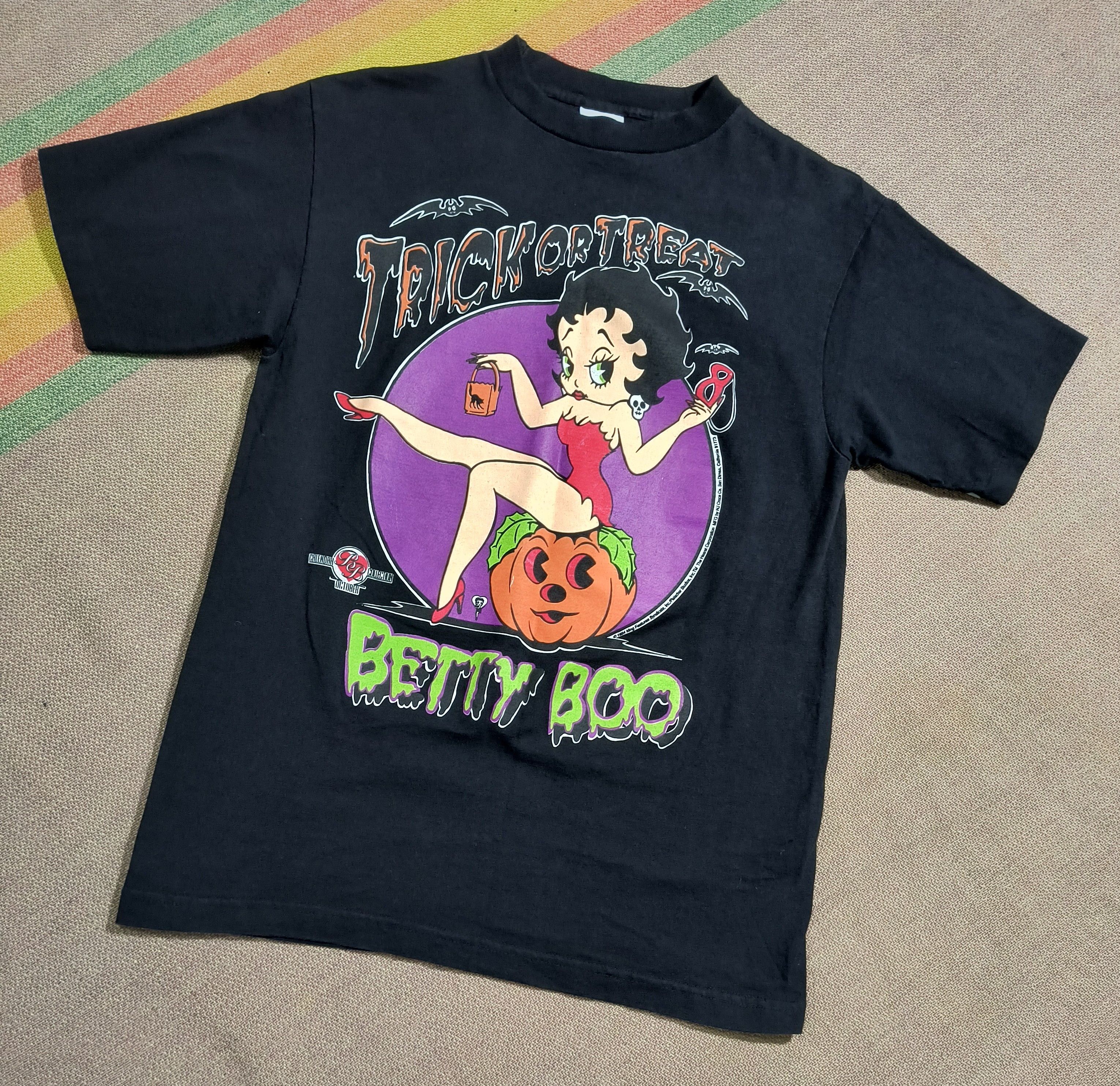Vintage Vintage Betty Boop trick or treat 1994 tee Size US M / EU 48-50 / 2 - 3 Thumbnail