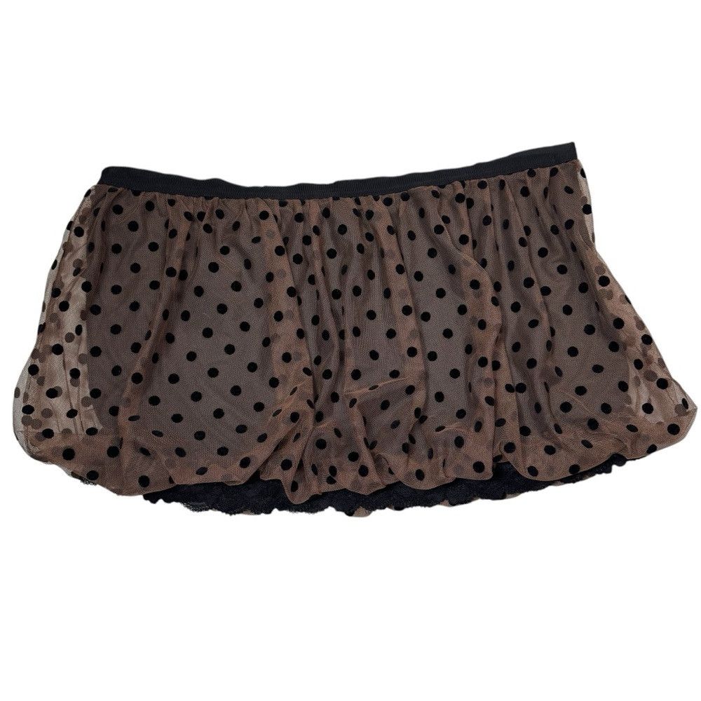 Other New Kimchi Blue Emory Polka Dotted Tulle Bubble Micro Skirt Size 34" / US 12 / IT 48 - 3 Thumbnail