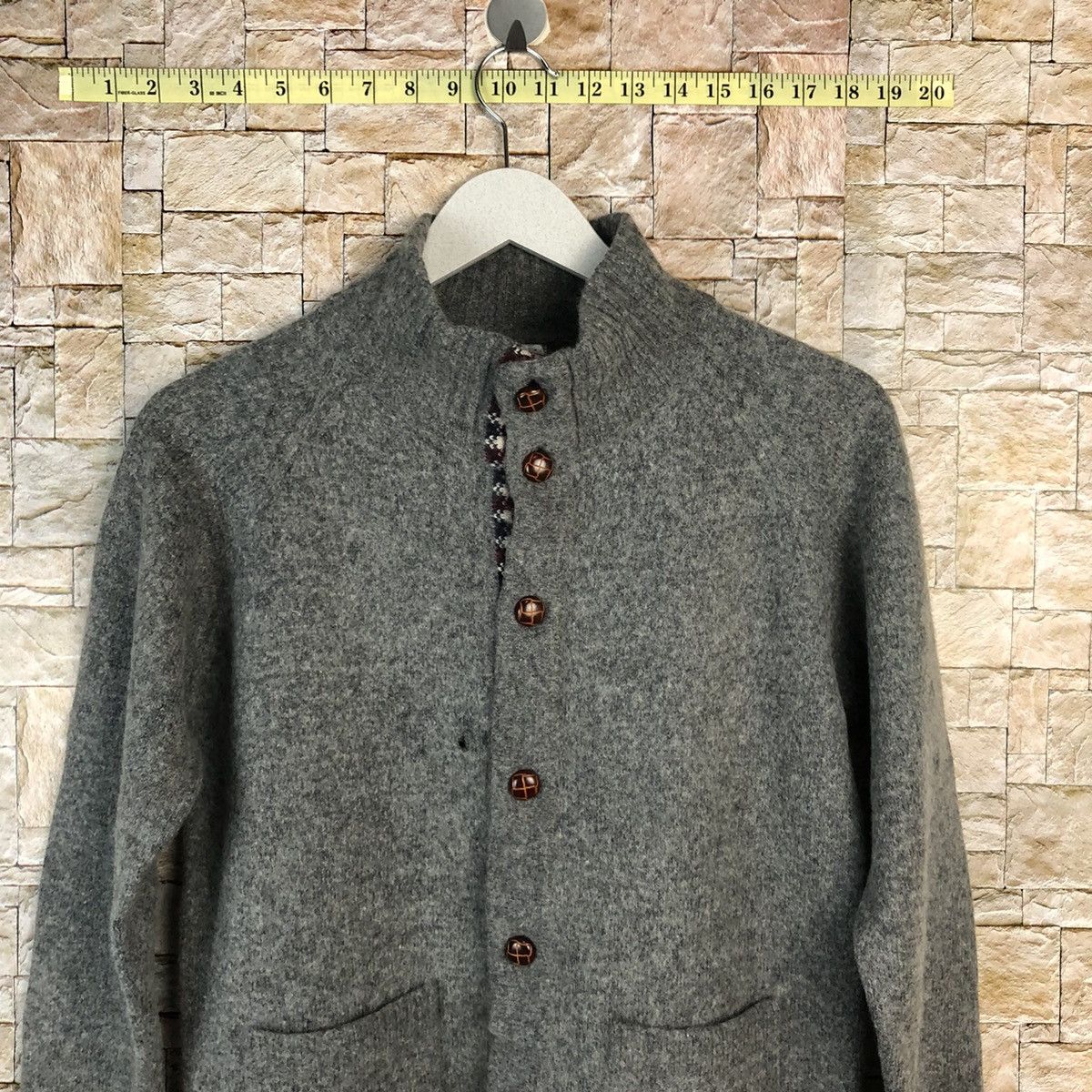 Japanese Brand × Takeo Kikuchi TK takeo kikuchi japan Grey Cardigan Knitwear #A1093 Size US S / EU 44-46 / 1 - 5 Thumbnail