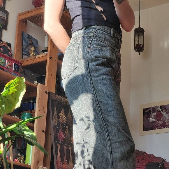 Other Zena The Original Cowboy Jeans High Rise gray Acid Wash - 26 Size 26" / US 2 / IT 38 - 10 Thumbnail