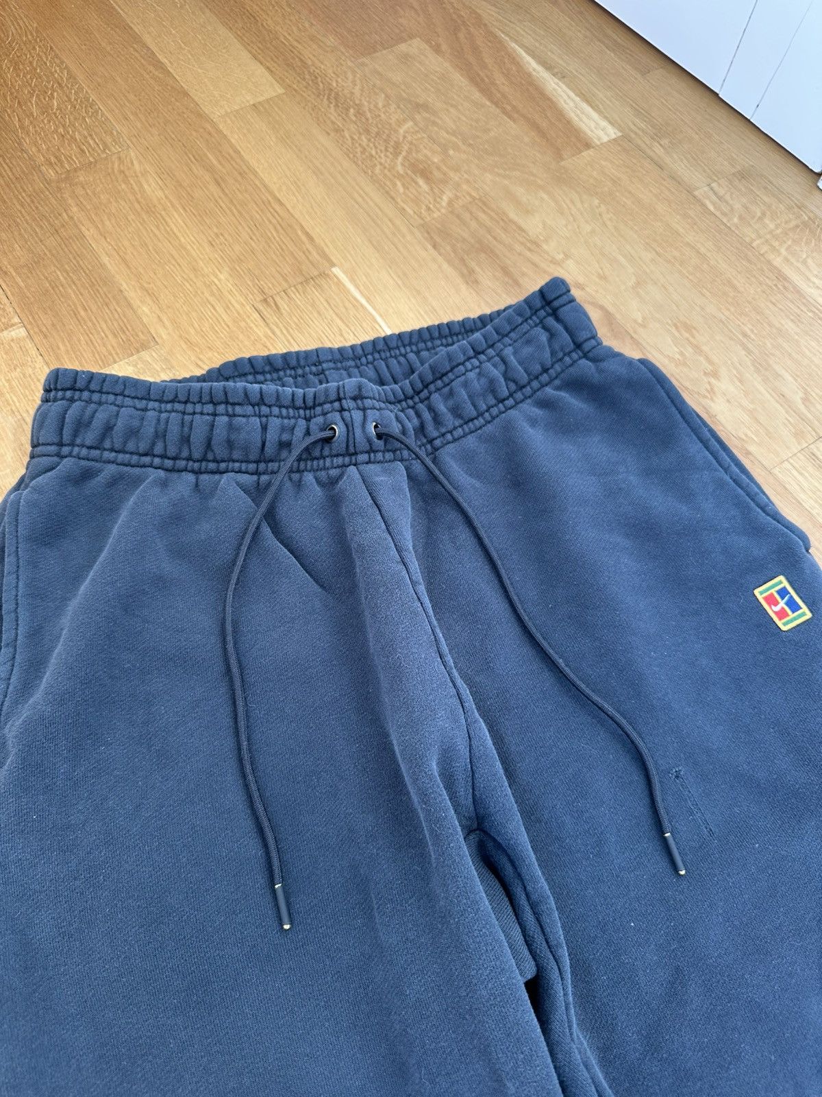 Nike Vintage Nike Court Pants Logo Black Fit Y2K Size US 32 / EU 48 - 8 Thumbnail