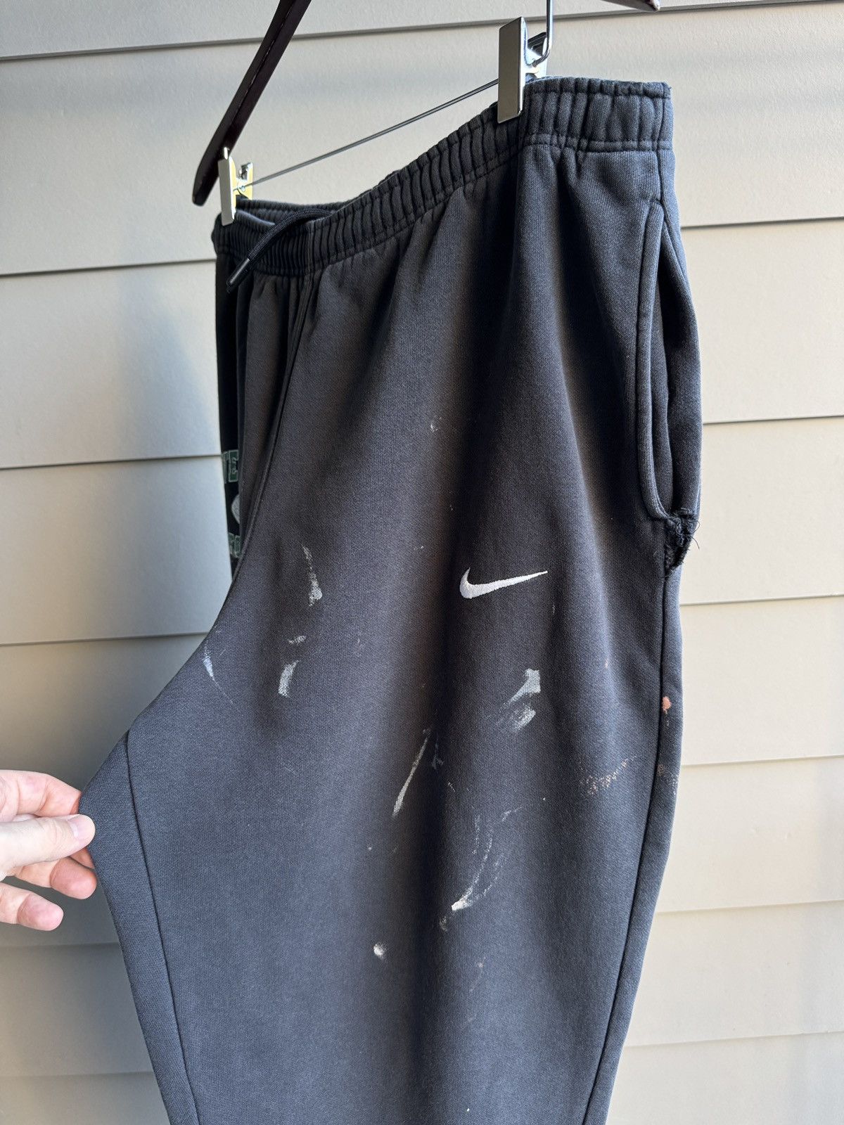 Nike 90s Nike Team sweatpants trashed distressed faded XL-XXL Size US 38 / EU 54 - 3 Thumbnail