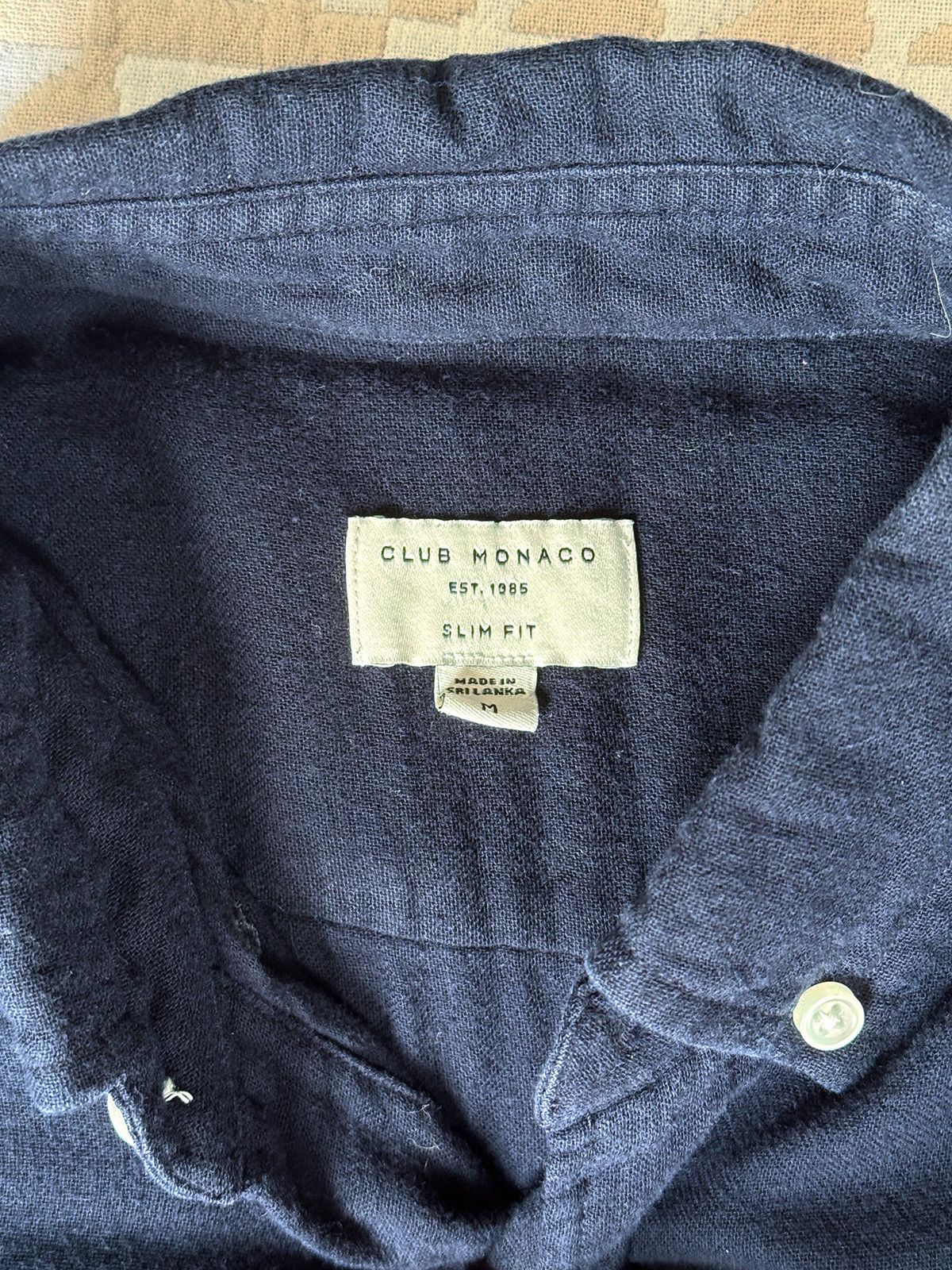 Club Monaco Navy Shirt Size US M / EU 48-50 / 2 - 3 Thumbnail