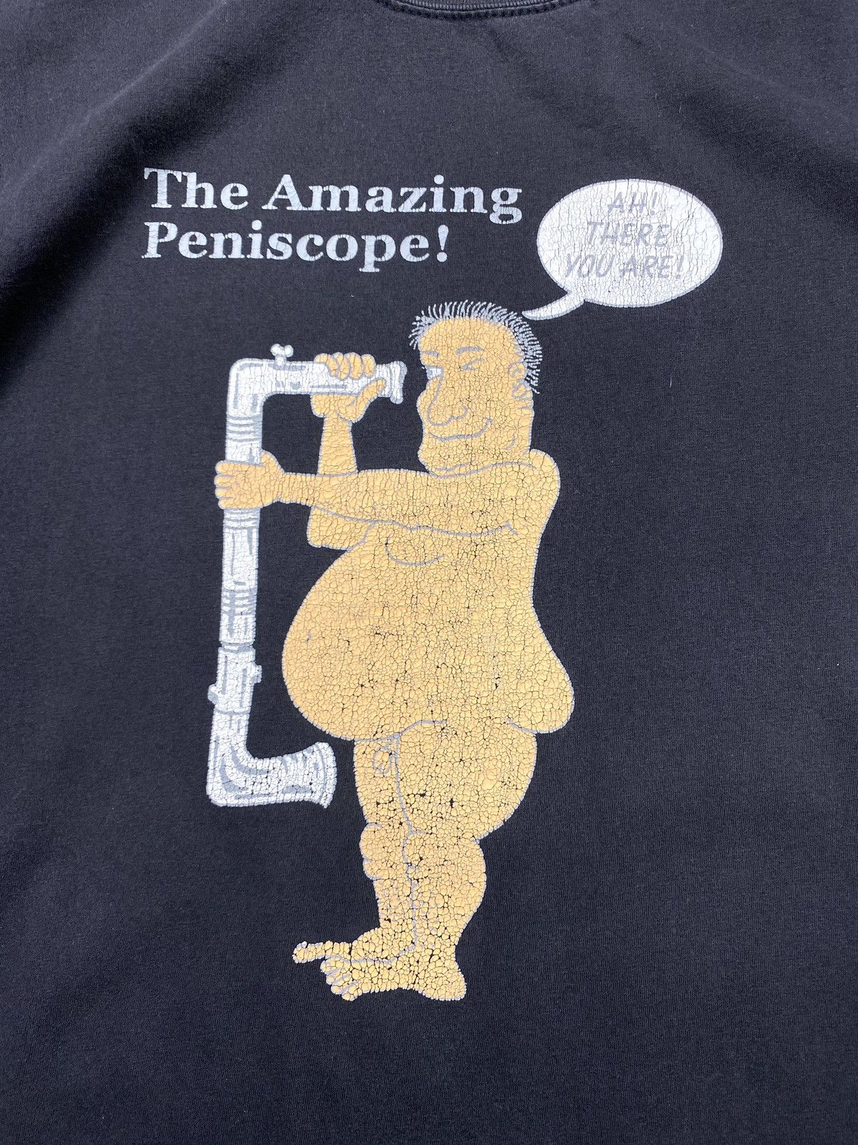 Band Tees Vintage 1990s Peniscope Humor Art T Shirt Naked Size US L / EU 52-54 / 3 - 4 Thumbnail