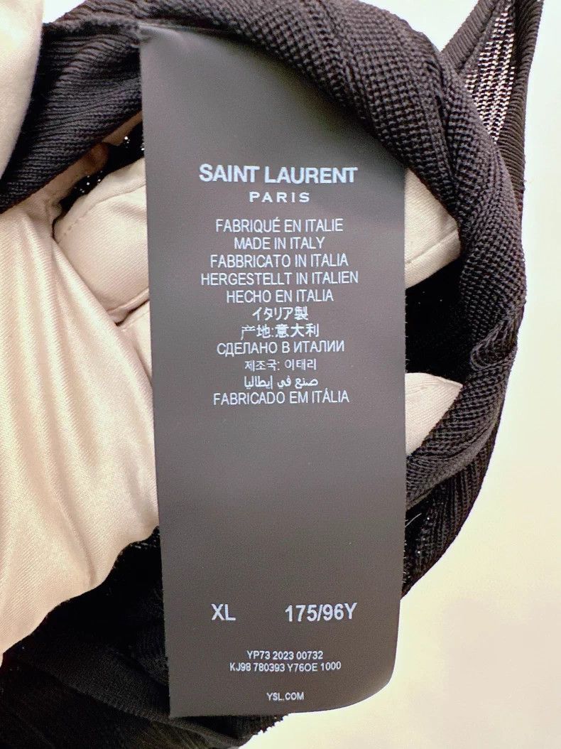 Saint Laurent Paris Saint Laurent Paris Black knit suspender Size XL / US 12-14 / IT 48-50 - 4 Thumbnail