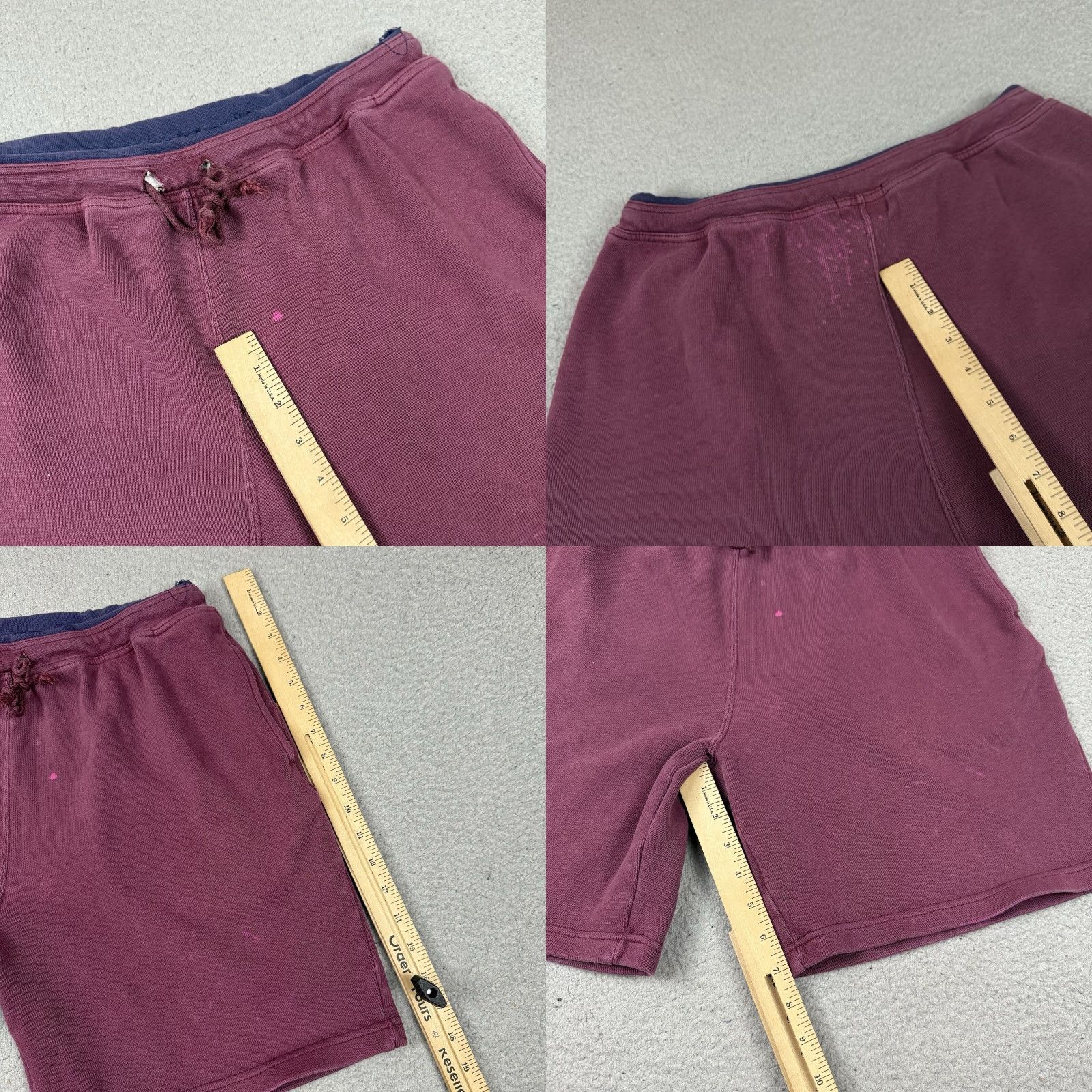 Gap VINTAGE Gap Shorts Mens M Blue Denim Corduroy 90s Hip Hop Beach Casual Distressed Faded Pockets Size US 31 - 8 Thumbnail